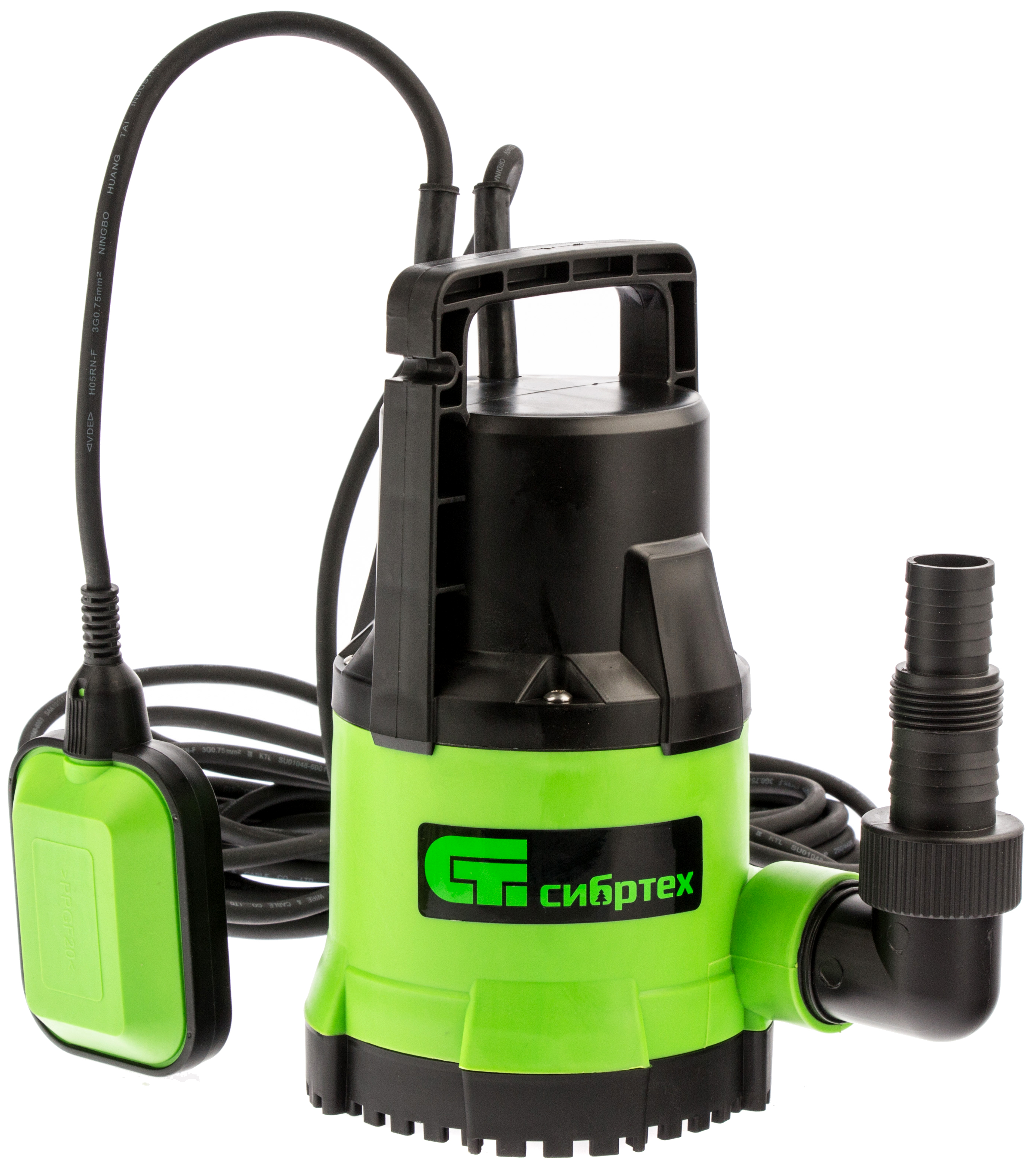 Изображение товара Насос погружной дренажный Сибртех СДН300-5 для чистой воды 6500 л/час