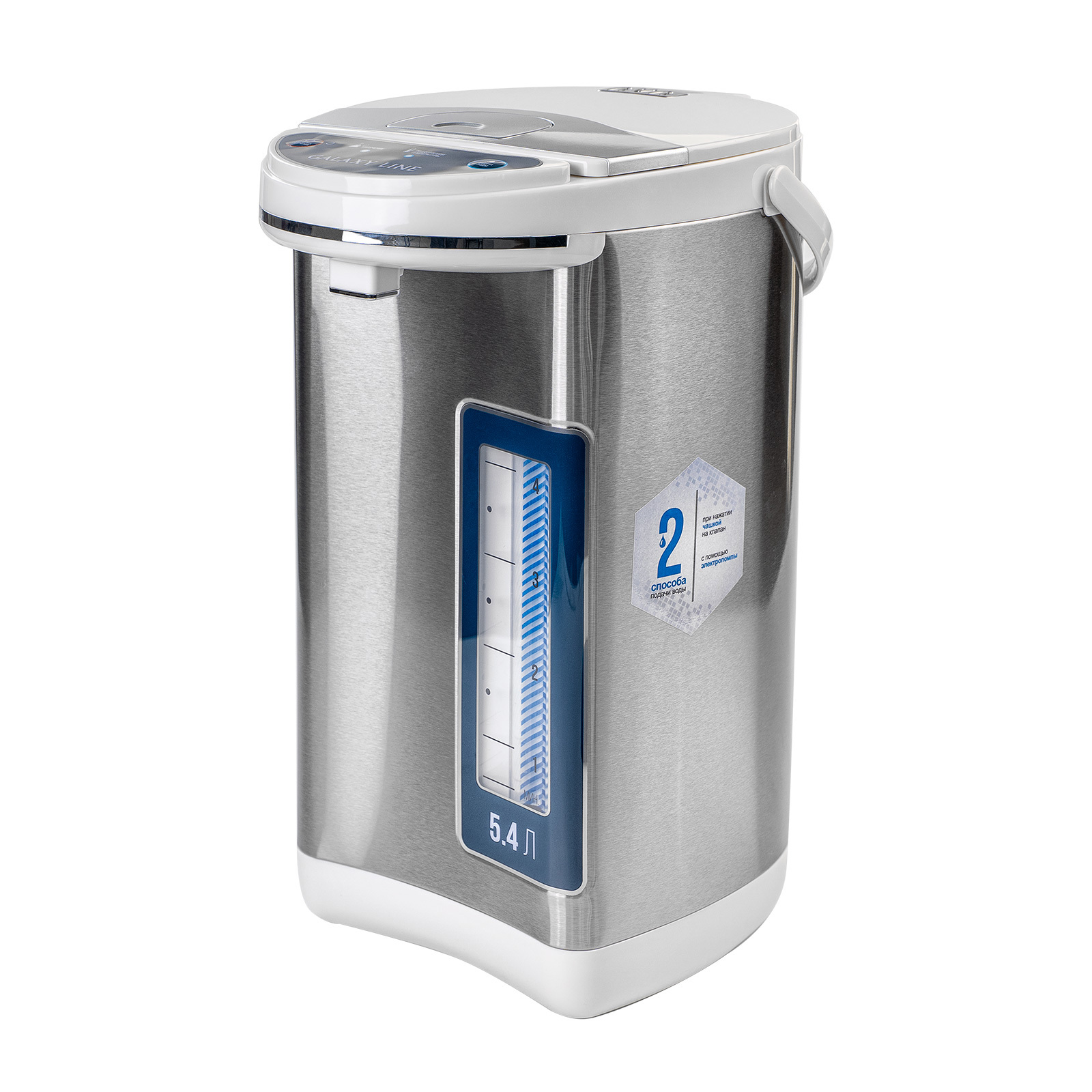 Изображение товара Термопот Galaxy line Gl0610 5.4 л нержавеющая сталь цвет стальной серый