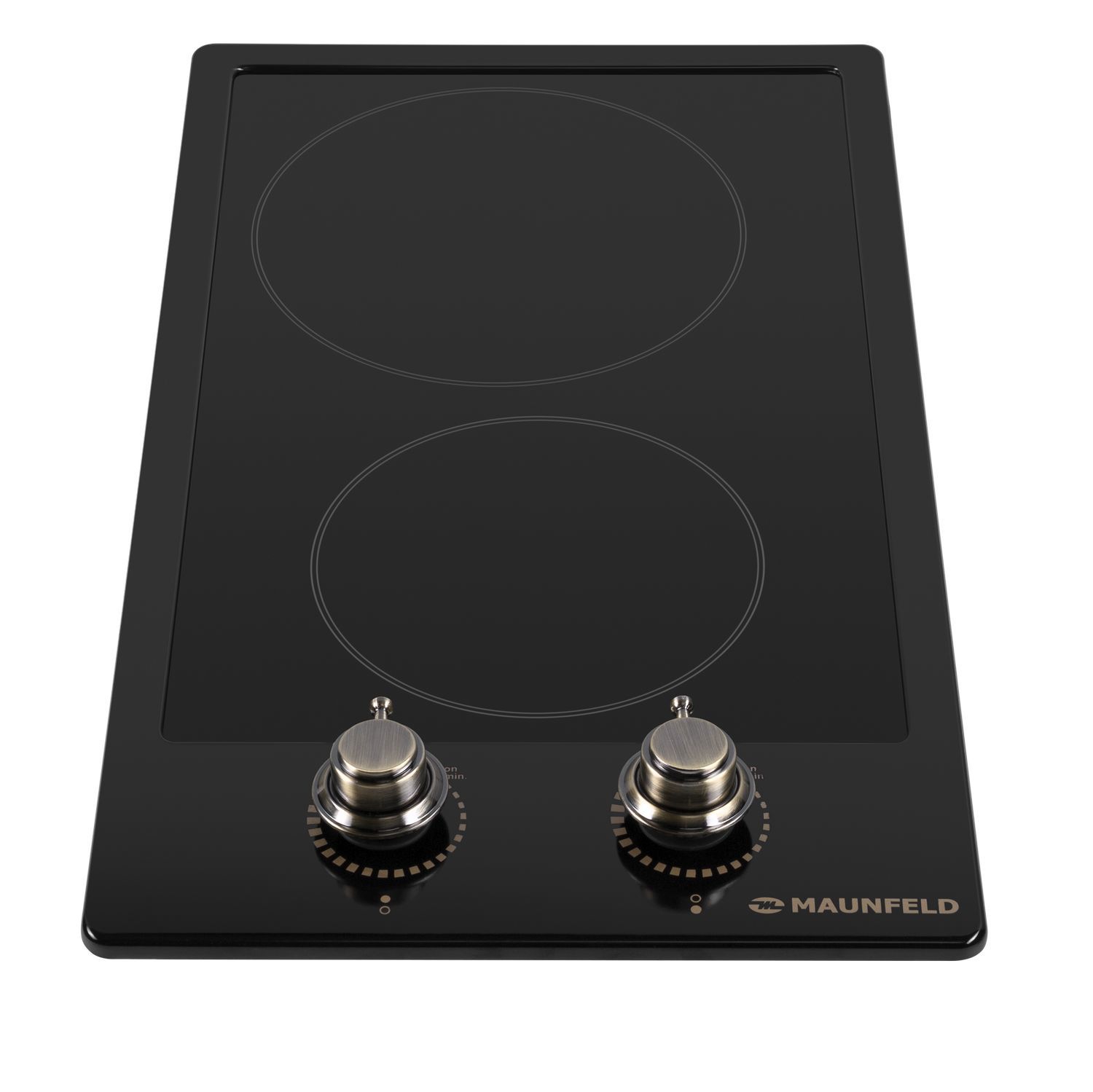 Изображение товара Электрическая варочная панель Maunfeld EEHE.32VCBB.R 29 см 2 конфорки цвет черный