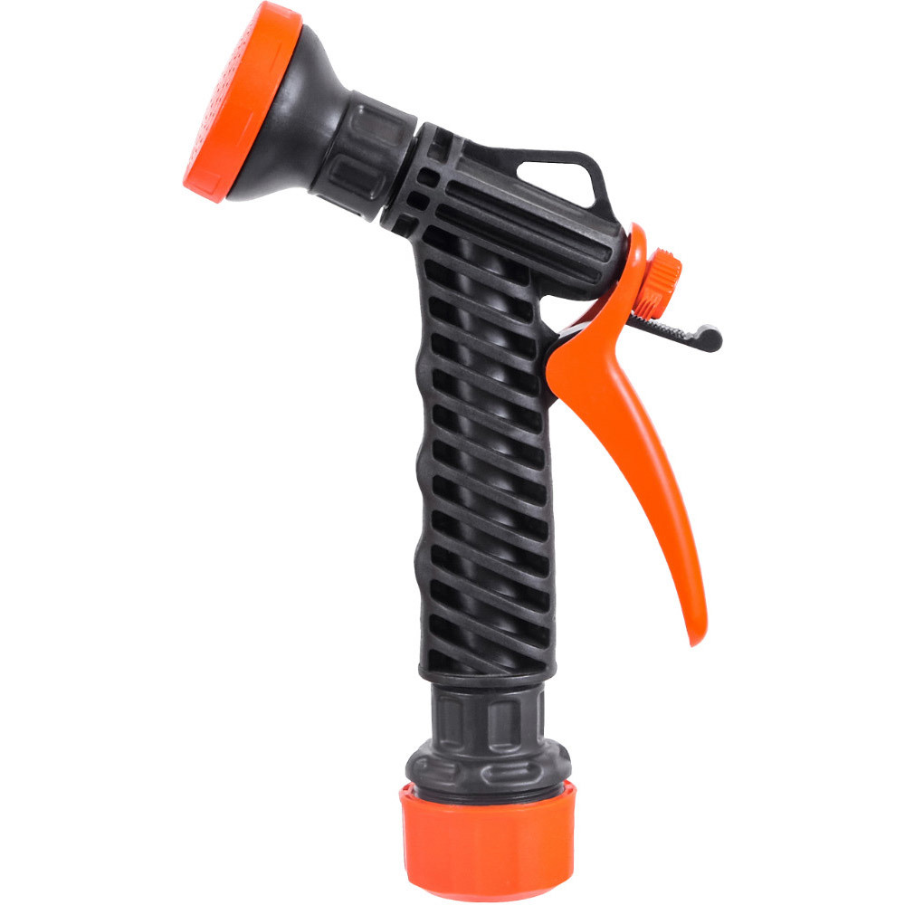 Изображение товара Душ-пистолет для полива с фиксатором с цанговым зажимом Жук 3/4 дюйма