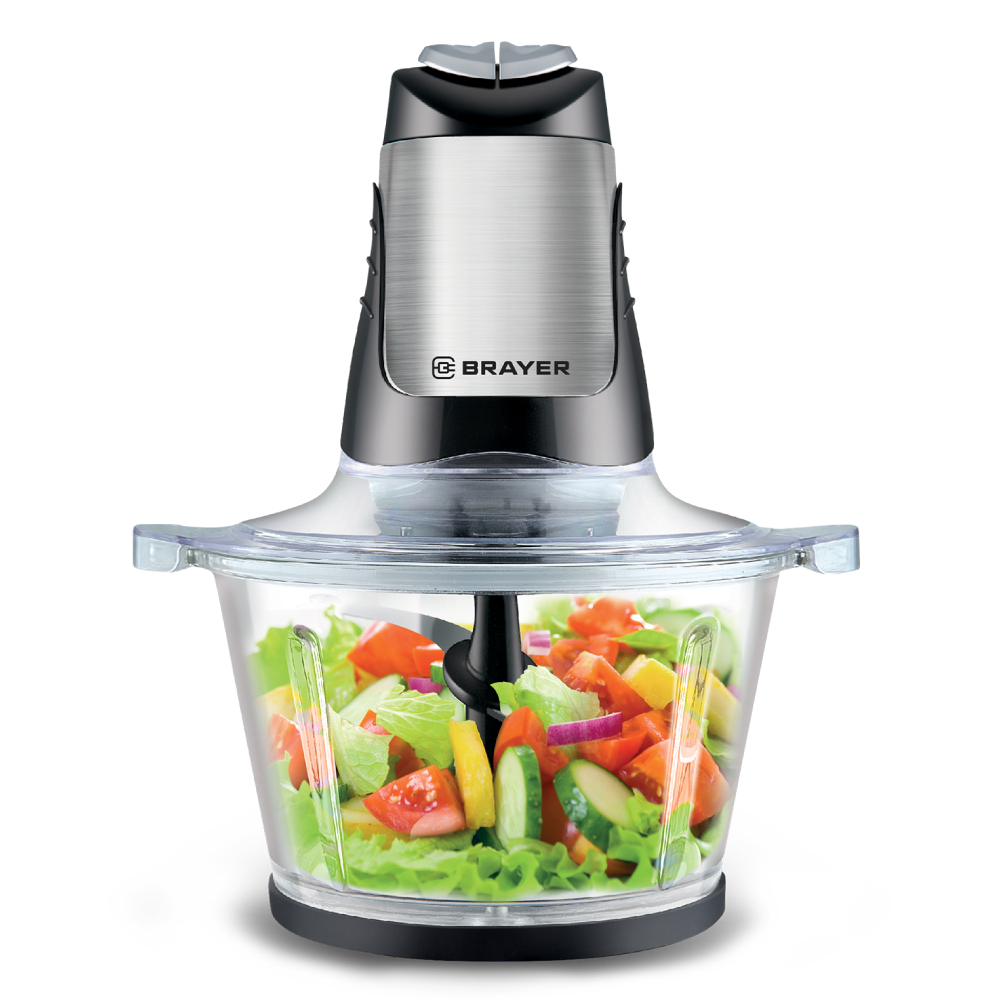 Изображение товара Кухонный комбайн Brayer BR1404 1 скорость 500 Вт цвет черный