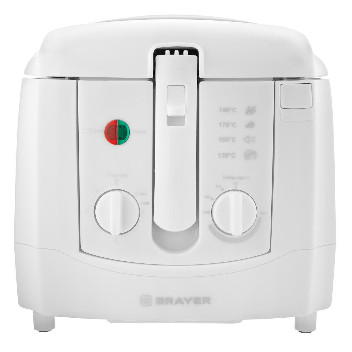 Изображение товара Фритюрница Brayer BR2830 1800 Вт цвет белый