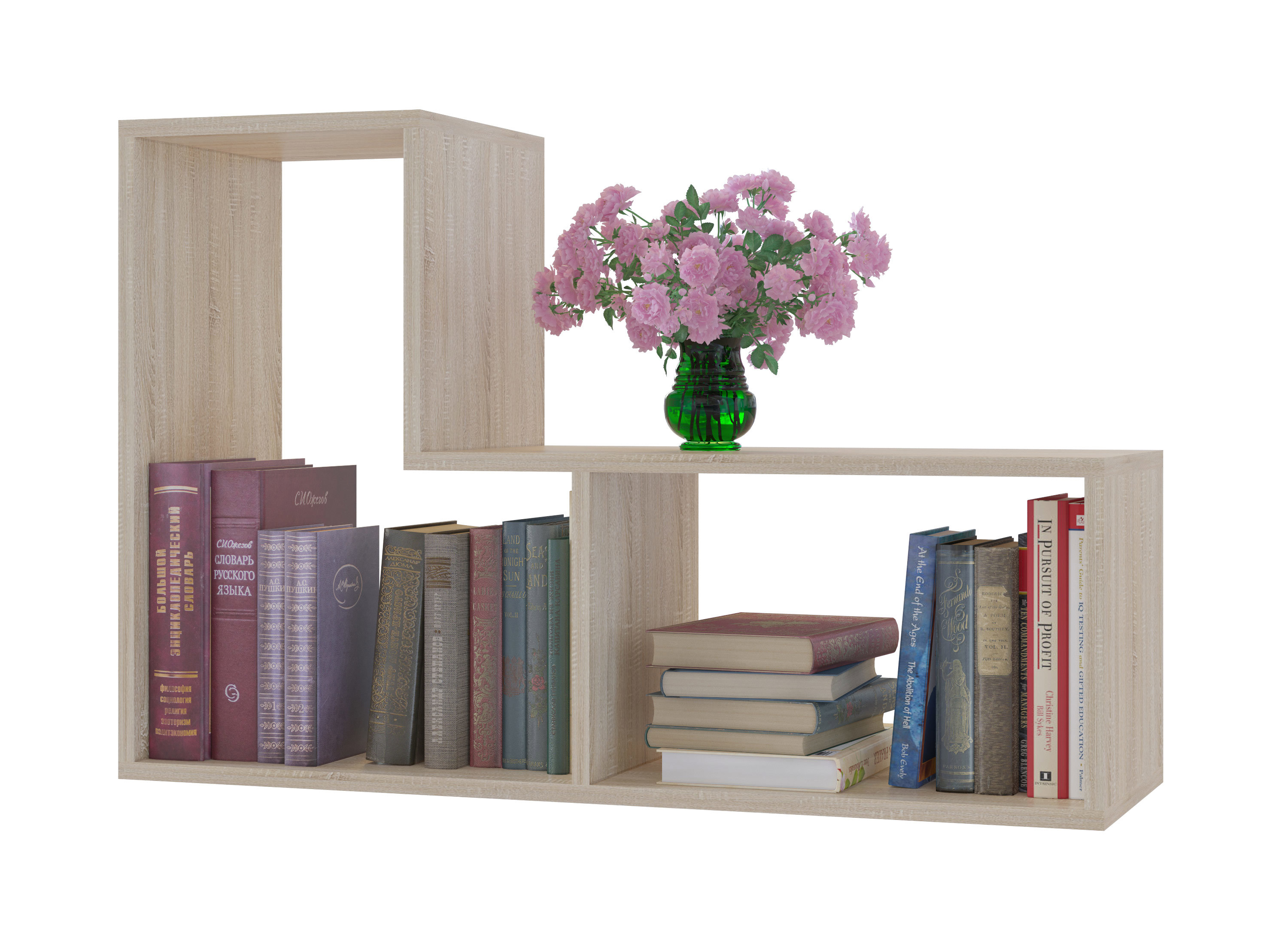 Изображение товара Стеллаж Сокол 90x60x30 см ЛДСП нагрузка на полку 5 кг цвет дуб сонома 1373007