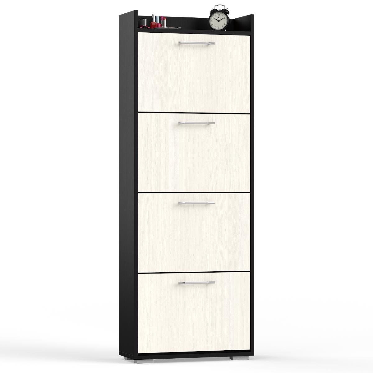 Изображение товара Обувница СВК 60x175x25 см ЛДСП цвет венге для хранения обуви