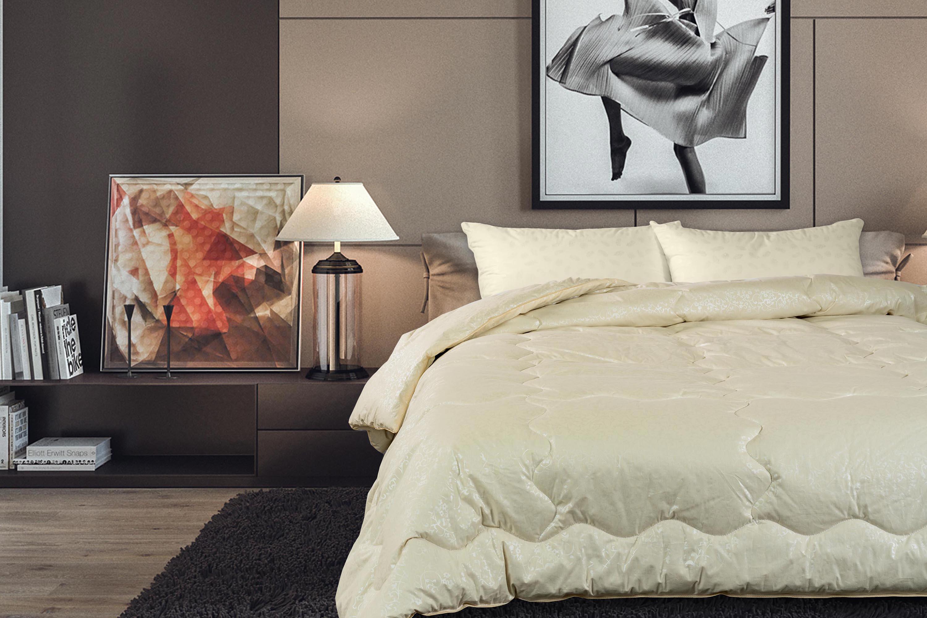 Изображение товара Одеяло Primavelle Lana 140x205 см из овечьей шерсти с хлопковым чехлом для зимы