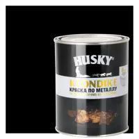 Изображение товара Краска по металлу Husky Klondike матовая цвет черный 0.9 л RAL 9005 Изображение товара Краска по металлу Husky Klondike матовая цвет черный 0.9 л RAL 9005
