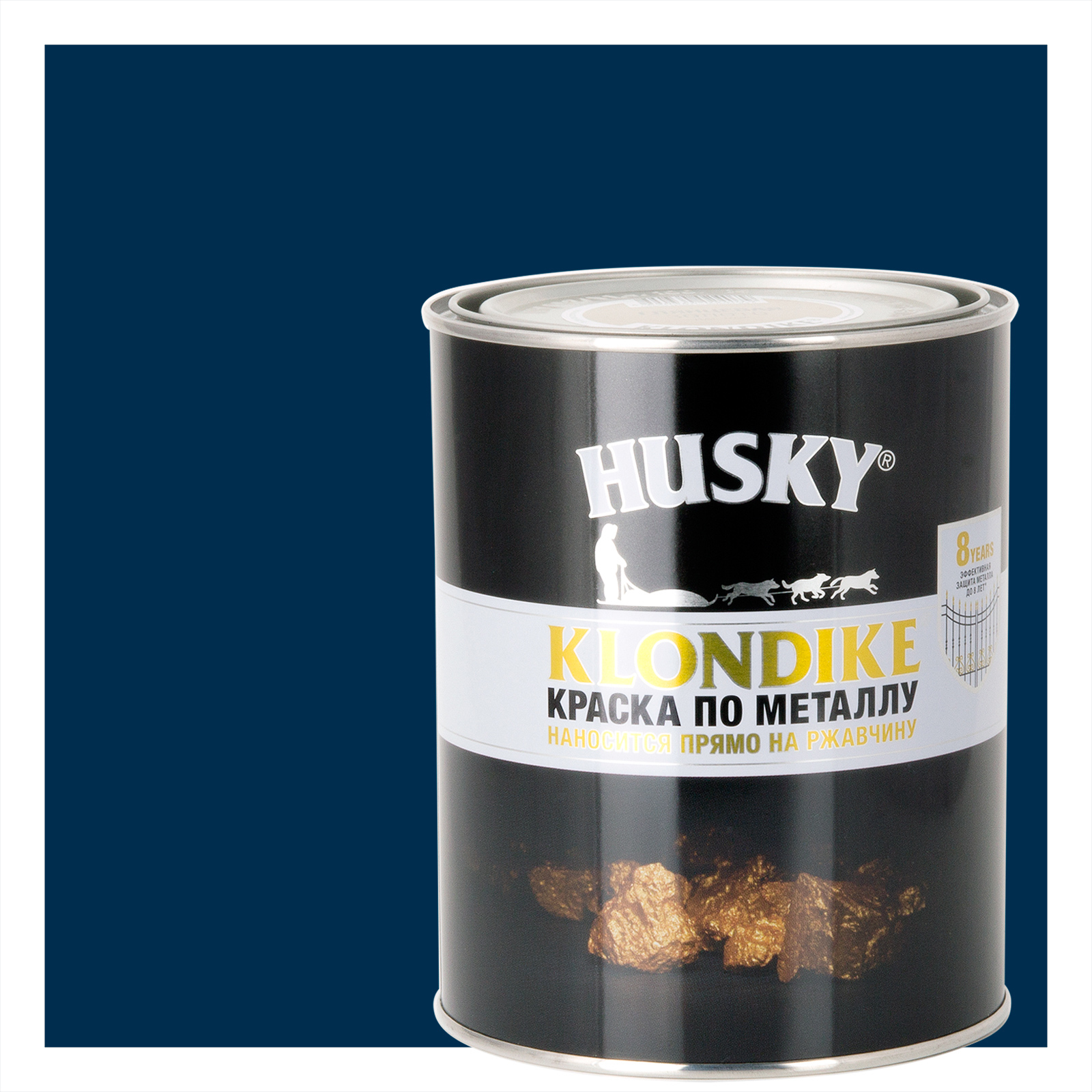 Изображение товара Глянцевая краска по металлу Husky Klondike RAL 5001, 0.9 л, для внешних и внутренних работ