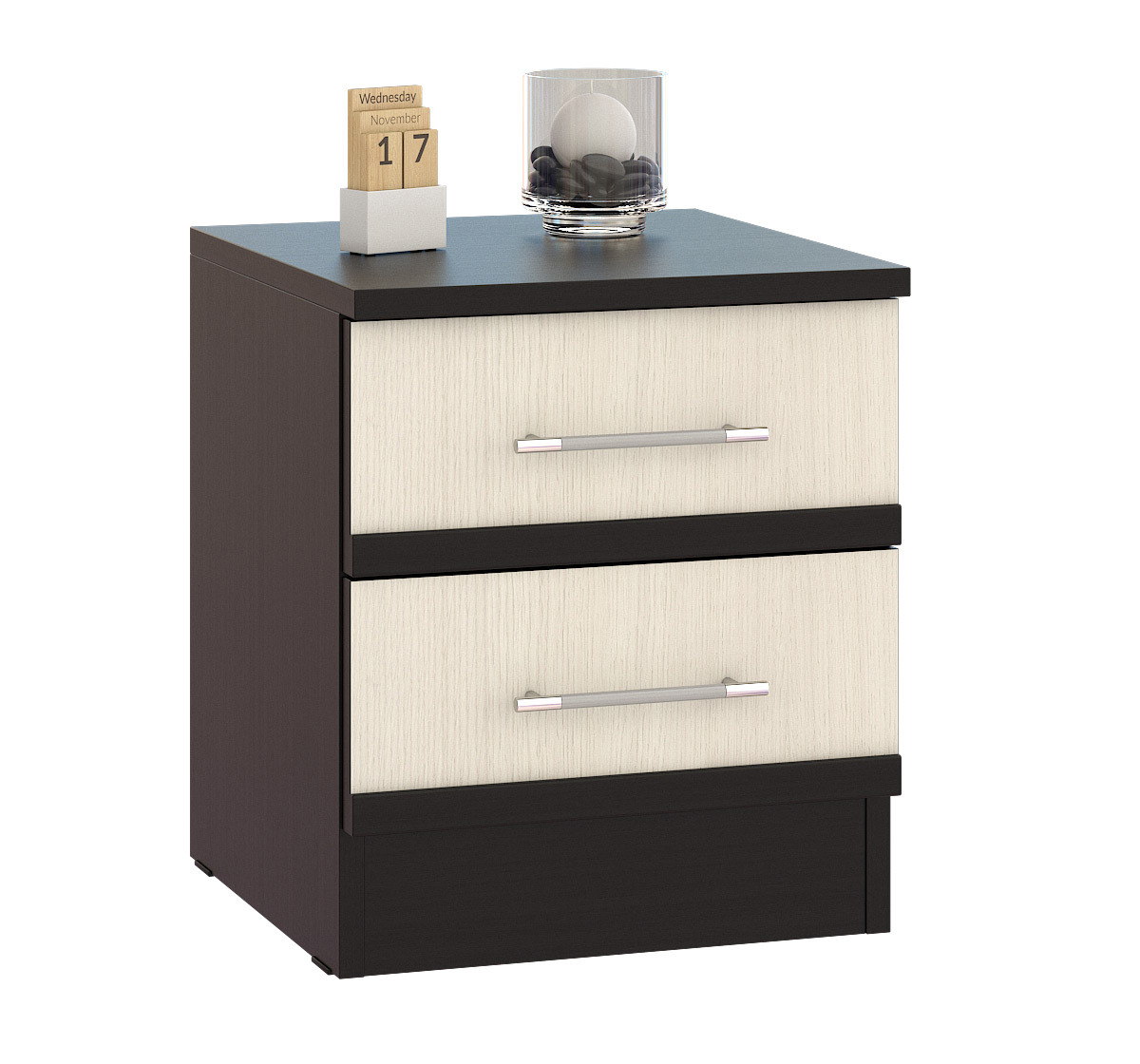 Изображение товара Тумба прикроватная СВК 40x47 см венге/дуб лоредо