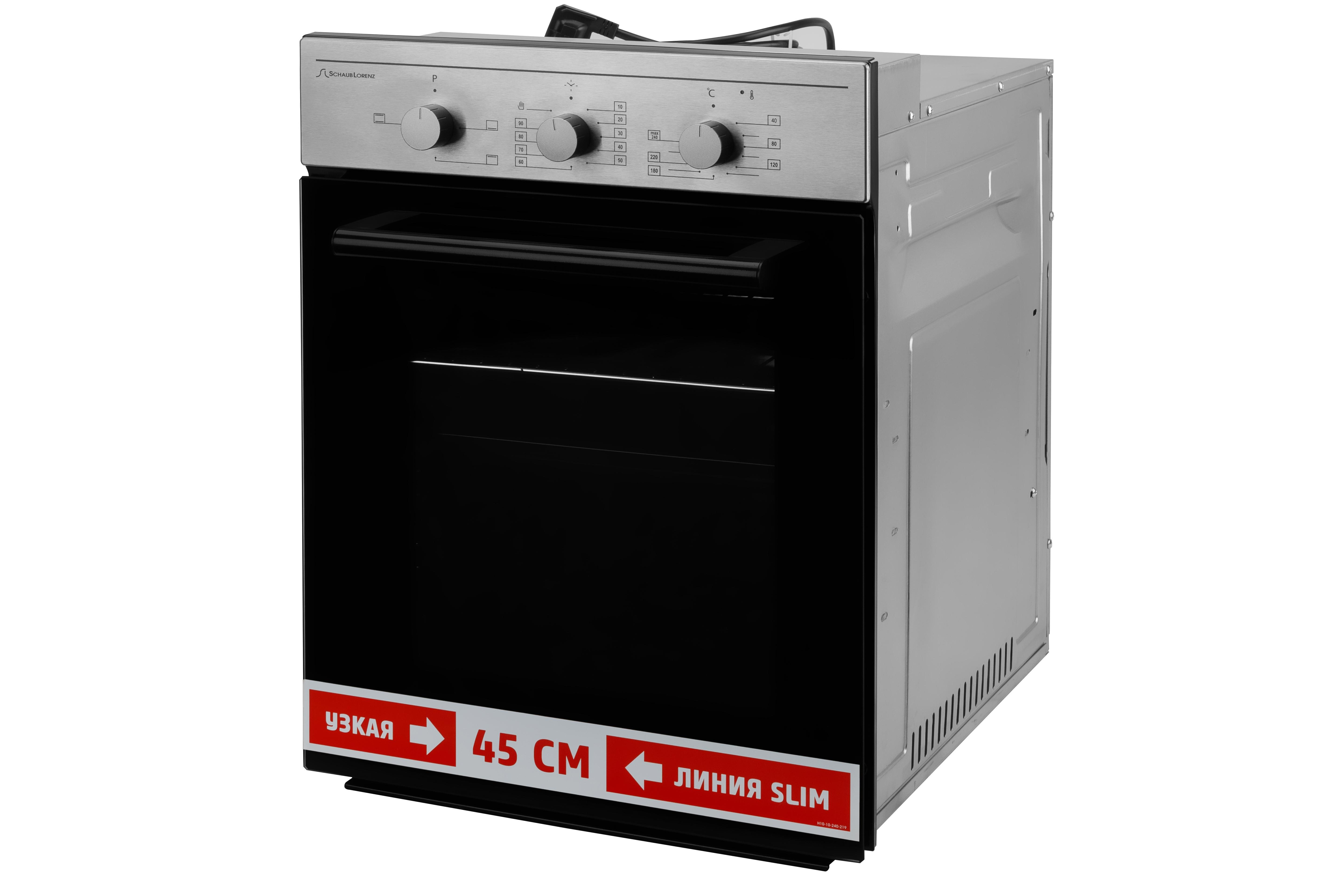 Изображение товара Электрический духовой шкаф Schaub Lorenz 45x59.6x56.6 см SLB EE4610 цвет серый