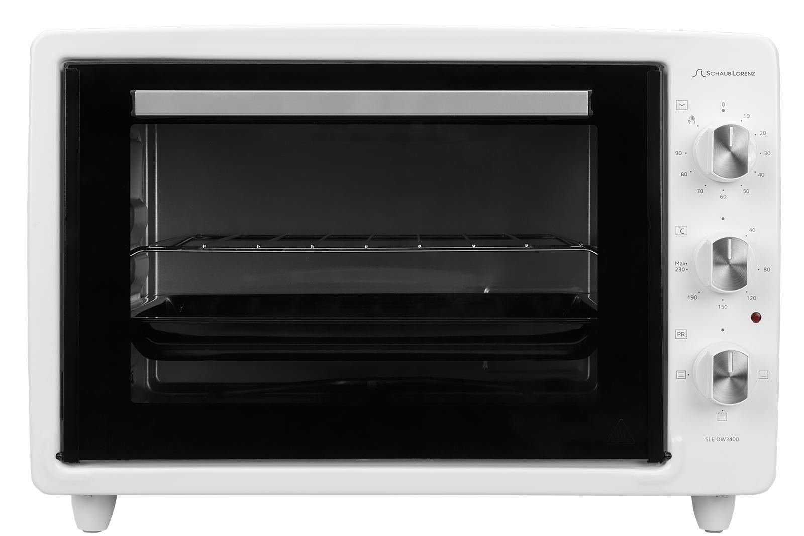 Изображение товара Электропечь настольная Schaub Lorenz SLE OW3400 1.30 кВт 48x35.60x32.50 см цвет белый Изображение товара Электропечь настольная Schaub Lorenz SLE OW3400 1.30 кВт 48x35.60x32.50 см цвет белый