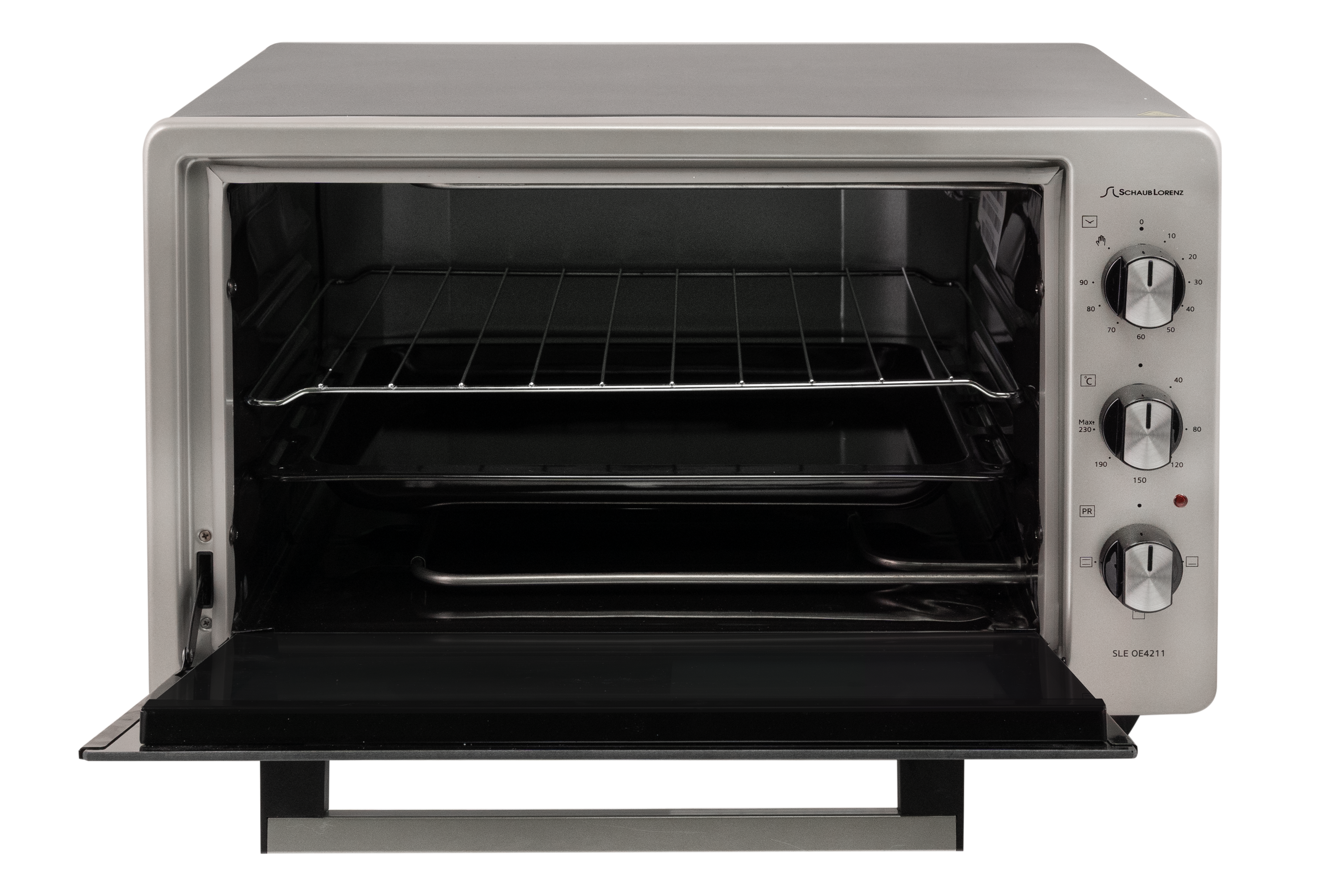Изображение товара Электропечь настольная Schaub Lorenz SLE OE4211 1.40 кВт 510x44x32.50 см цвет нержавеющая сталь Изображение товара Электропечь настольная Schaub Lorenz SLE OE4211 1.40 кВт 510x44x32.50 см цвет нержавеющая сталь