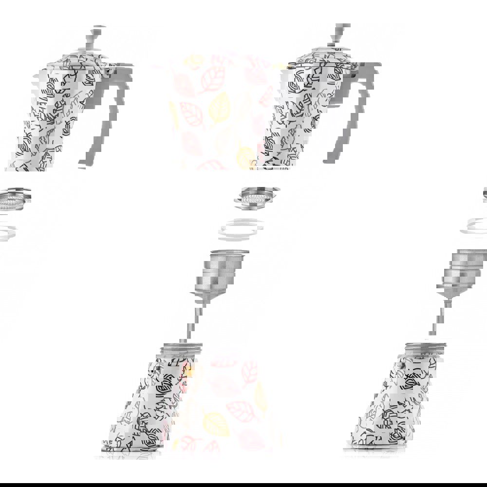 Изображение товара Гейзерная кофеварка Walmer W37000845 300 мл на 6 чашек алюминий пластик белая