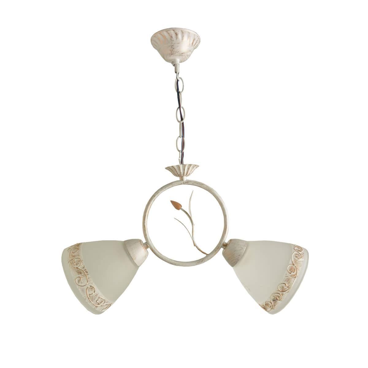 Изображение товара Светильник подвесной светодиодный HIPER H173-0 ZOLLA двухламповый белый люстра потолочная