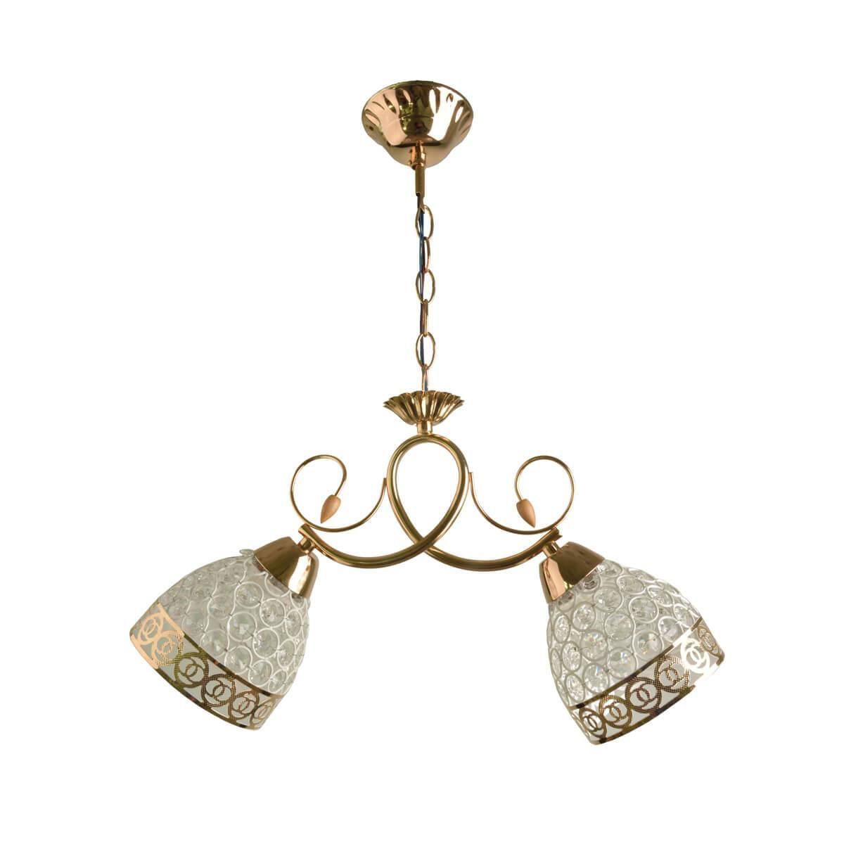 Изображение товара Подвесной светодиодный светильник HIPER H173-2 ZOLLA 2 лампы золото для натяжных потолков