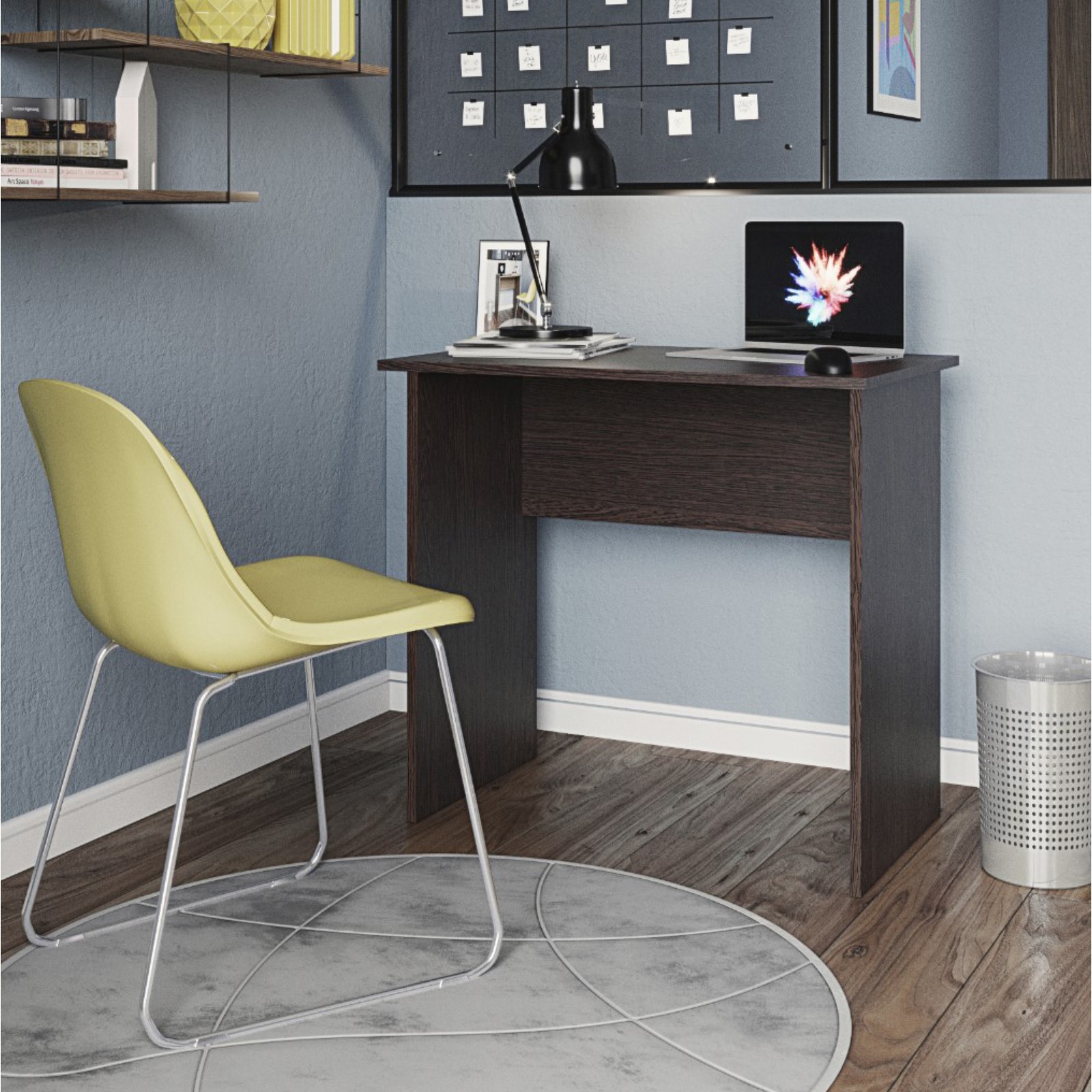 Изображение товара Стол офисный Vnk Уно 80x75x50 см из ЛДСП цвет венге