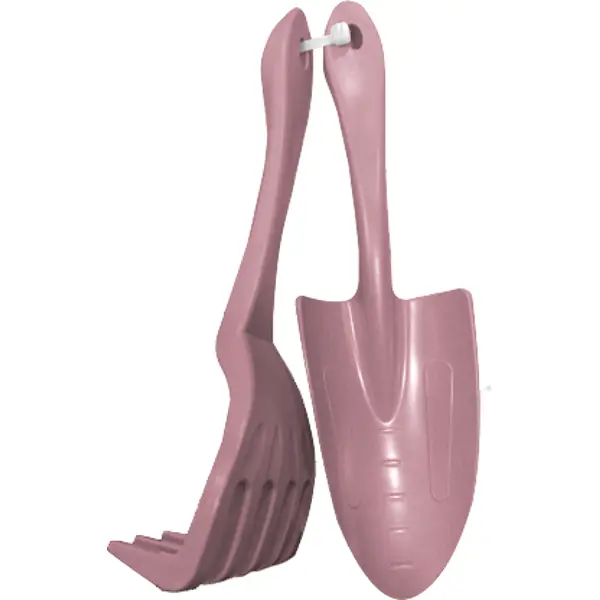 Набор садовых инструментов In garden 2 предмета: лопатка и грабельки фиолетовый