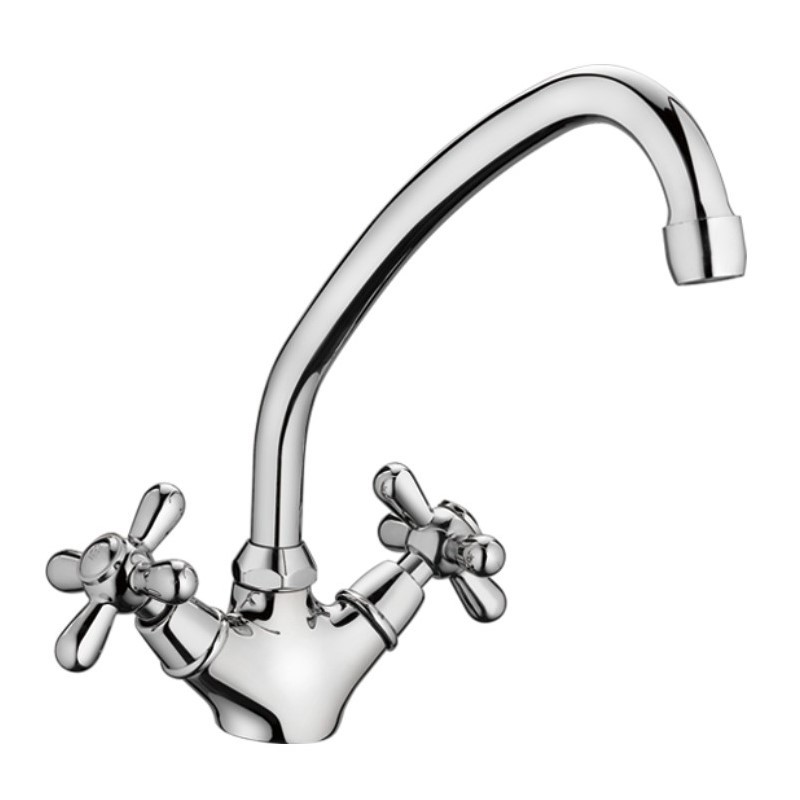 Изображение товара Двухвентильный смеситель Haiba цвет хром HB4125