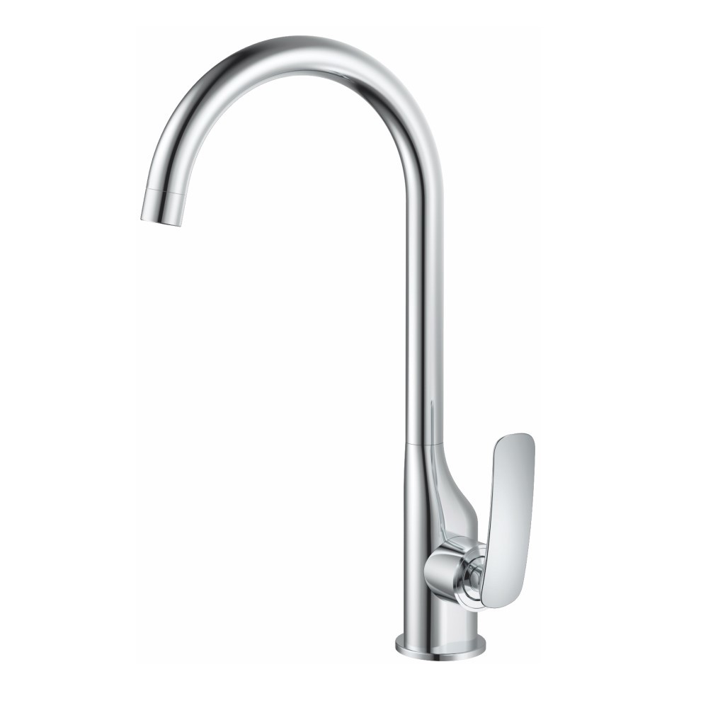 Изображение товара Смеситель Haiba HB70616 Однорычажный латунный с аэратором, 45 см гибкая подводка