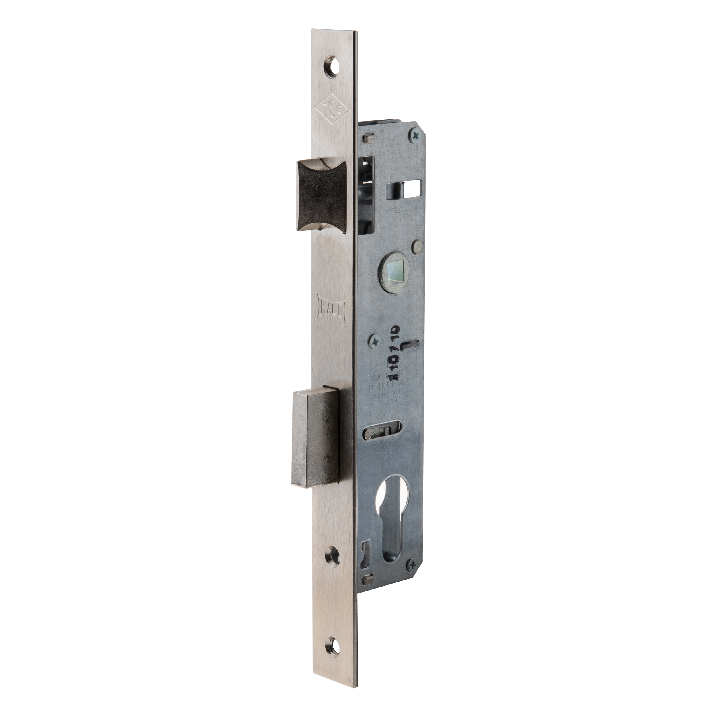 Замок врезной Kale 153-85BS25-23NP-STB хром