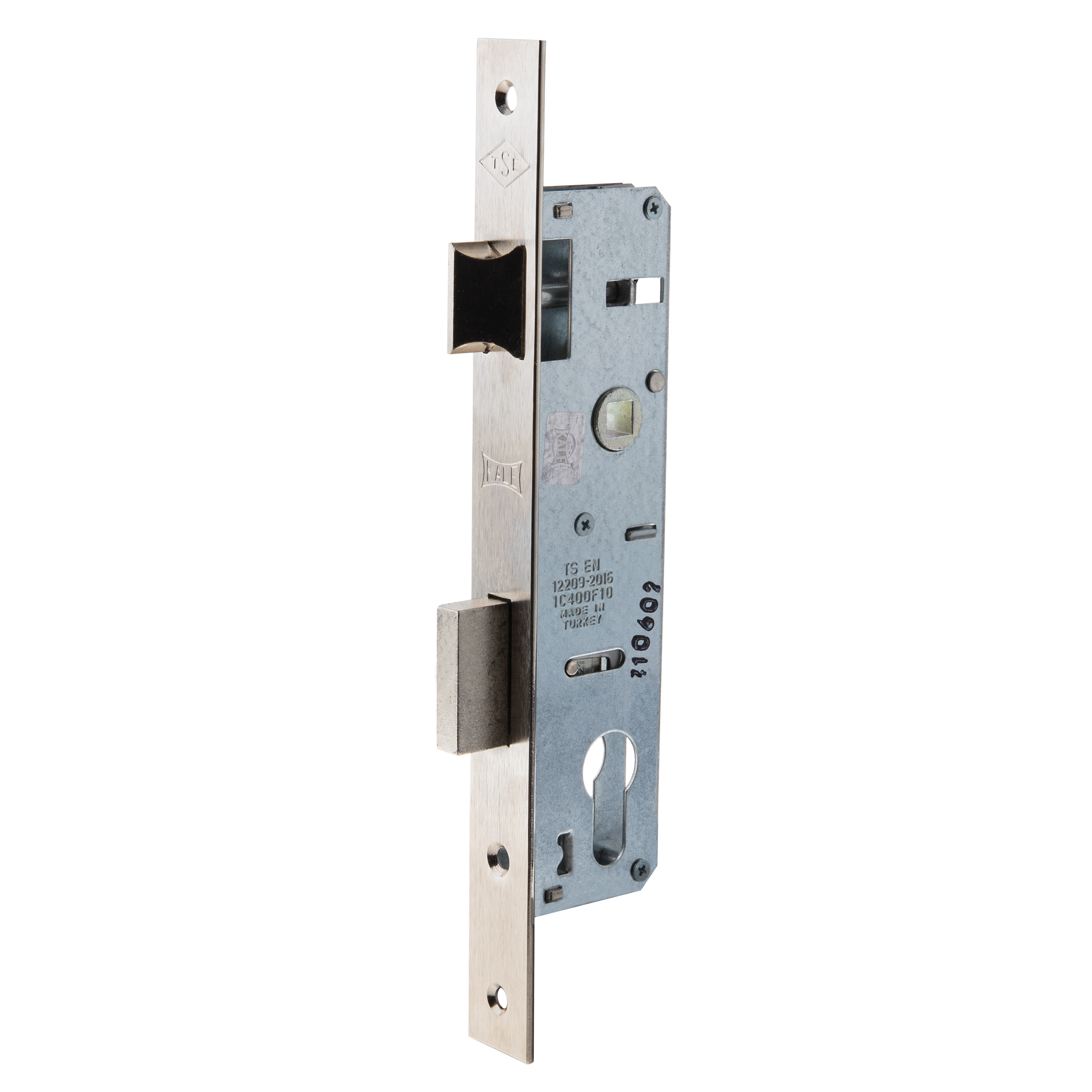 Замок врезной Kale 153-85BS30-23NP-STB хром