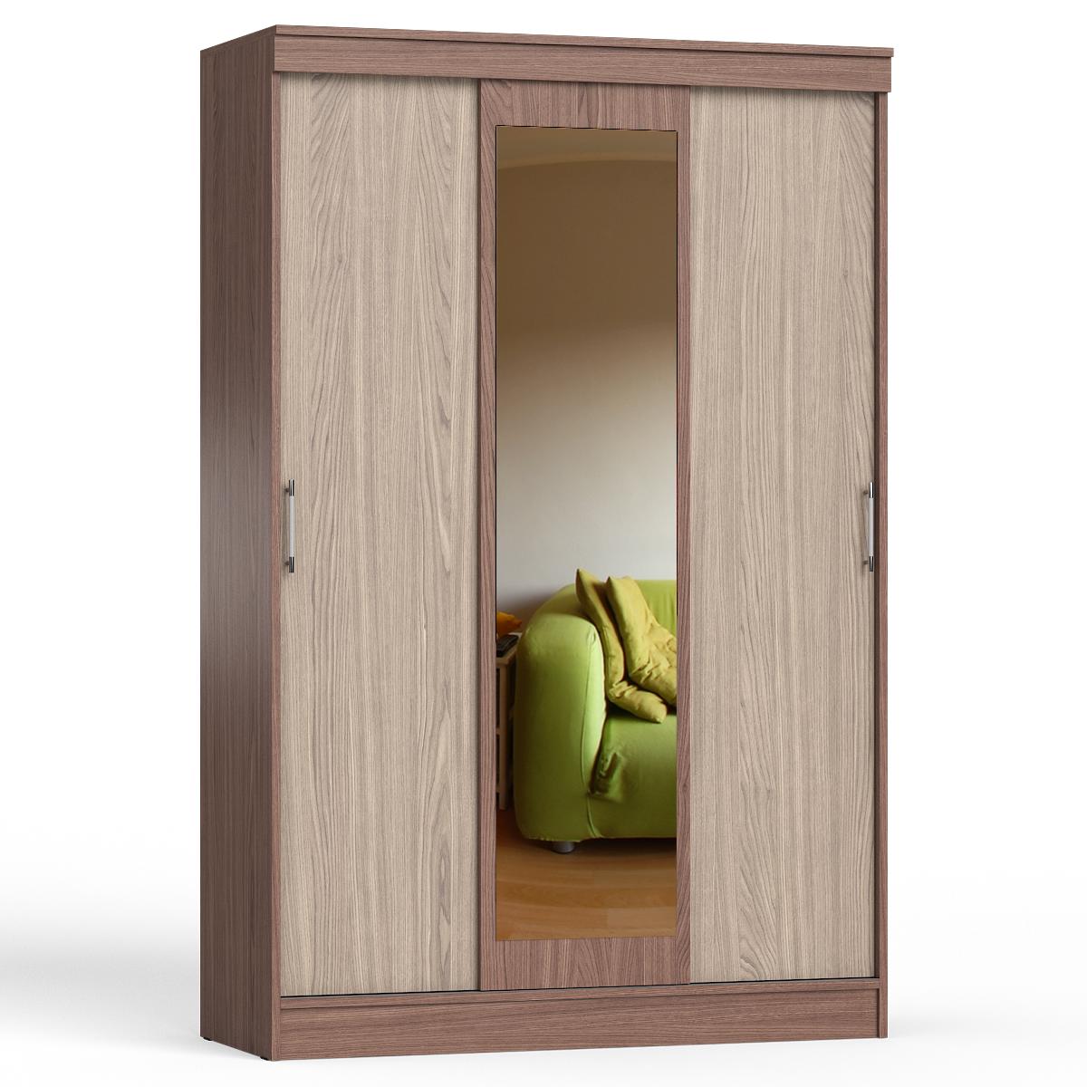 Изображение товара Шкаф-купе СВК 130x200x50 см ЛДСП цвет ясень шимо
