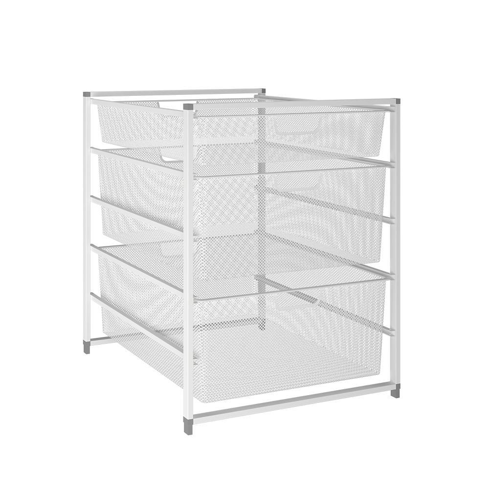 Изображение товара Стеллаж LARVIJ LWS5F МЕТАЛЛ 55x56.5x43.5 см с корзинами