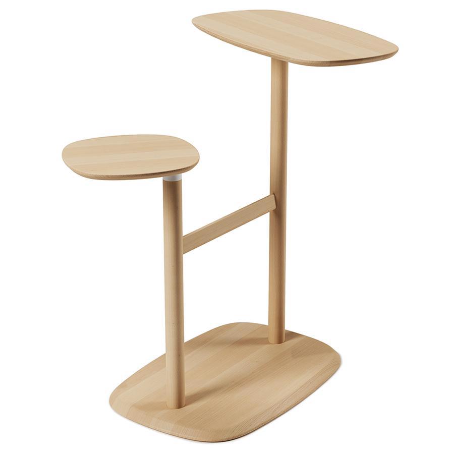 Изображение товара Стол садовый Umbra Swivo 35.5 см бежевый натуральное дерево