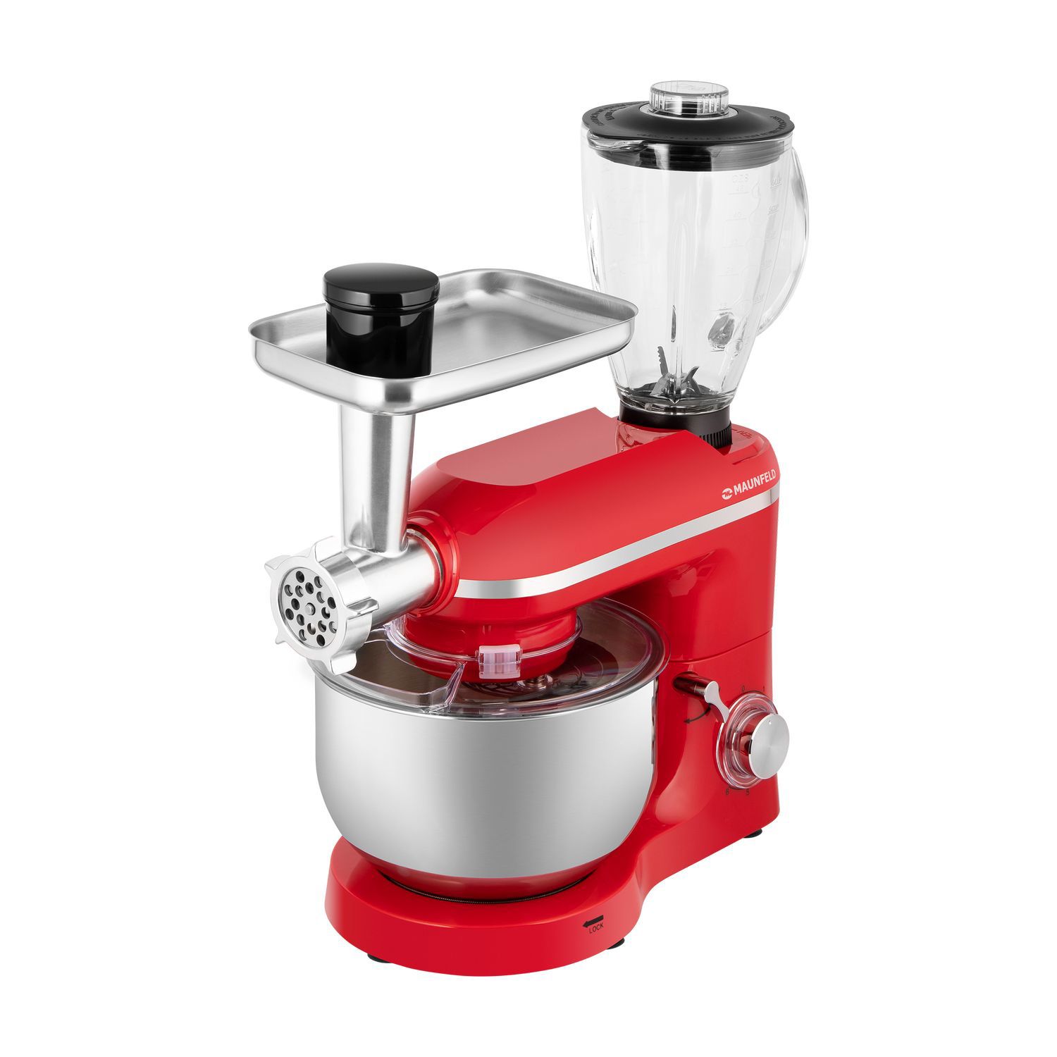 Изображение товара Многофункциональный кухонный комбайн Maunfeld MF-433CH PRO 1400 Вт вишня