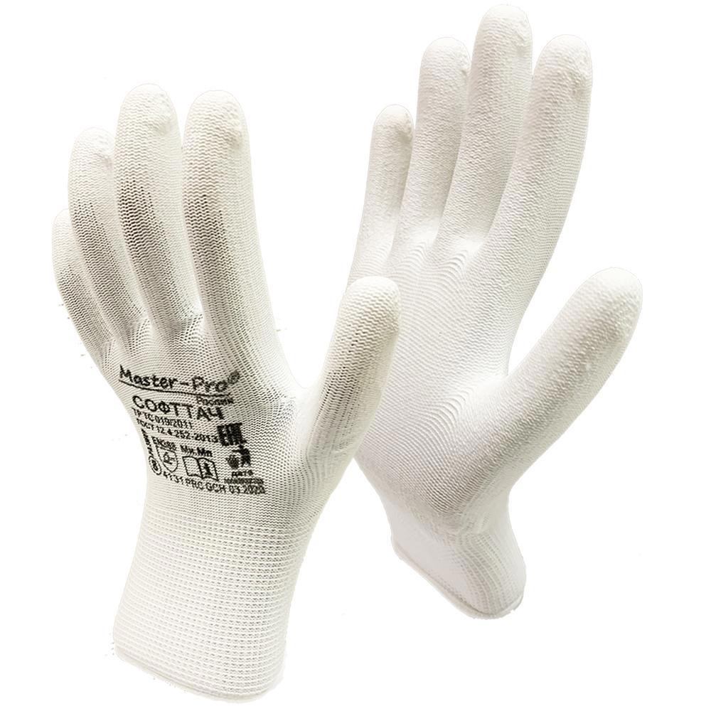 Изображение товара Перчатки нейлоновые Master-Pro СОФТТАЧ 3113-NPU-S, размер 10/XL, 1 шт Изображение товара Перчатки нейлоновые Master-Pro СОФТТАЧ 3113-NPU-S, размер 10/XL, 1 шт