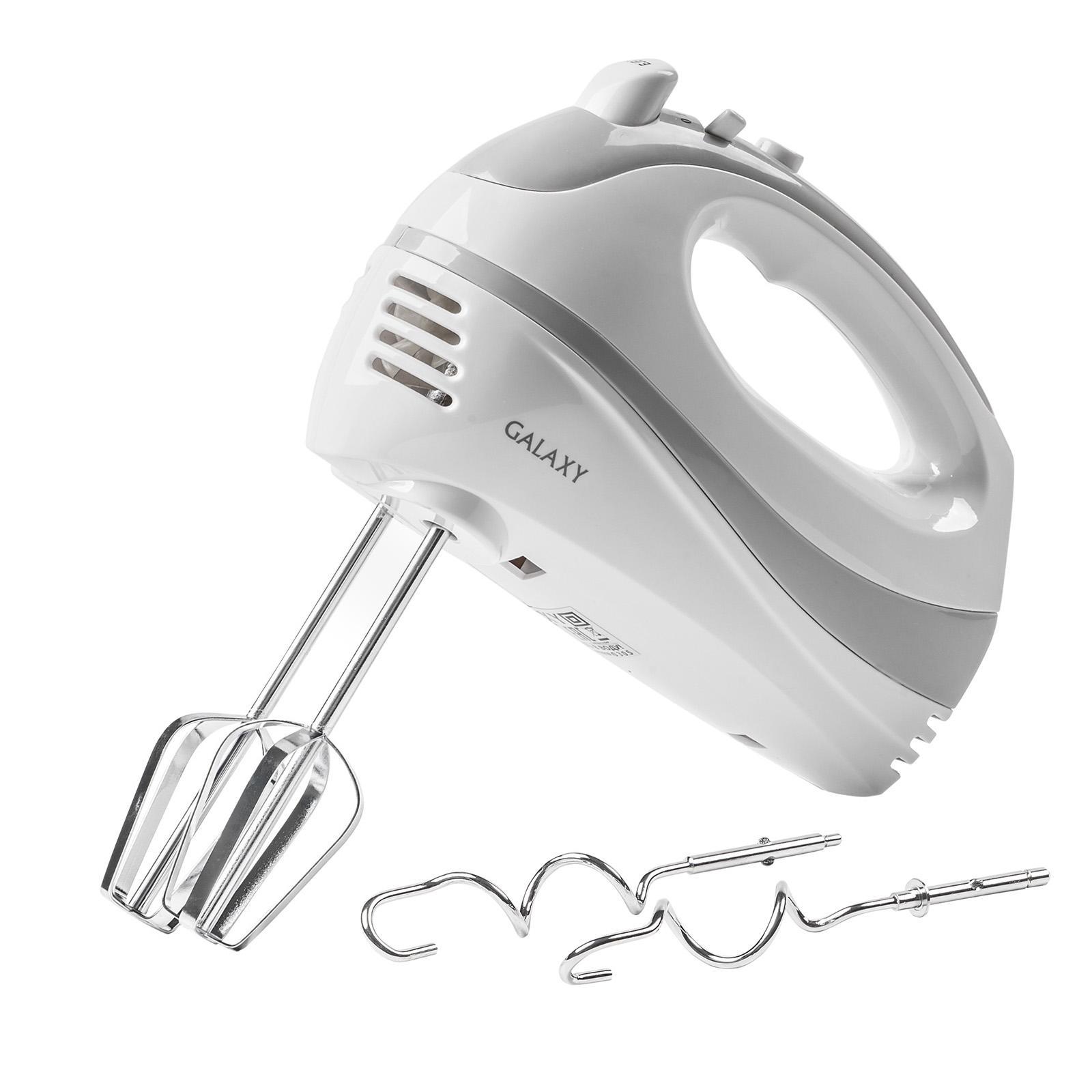 Изображение товара Ручной миксер Galaxy GL2209 6 скоростей белый легкий и компактный
