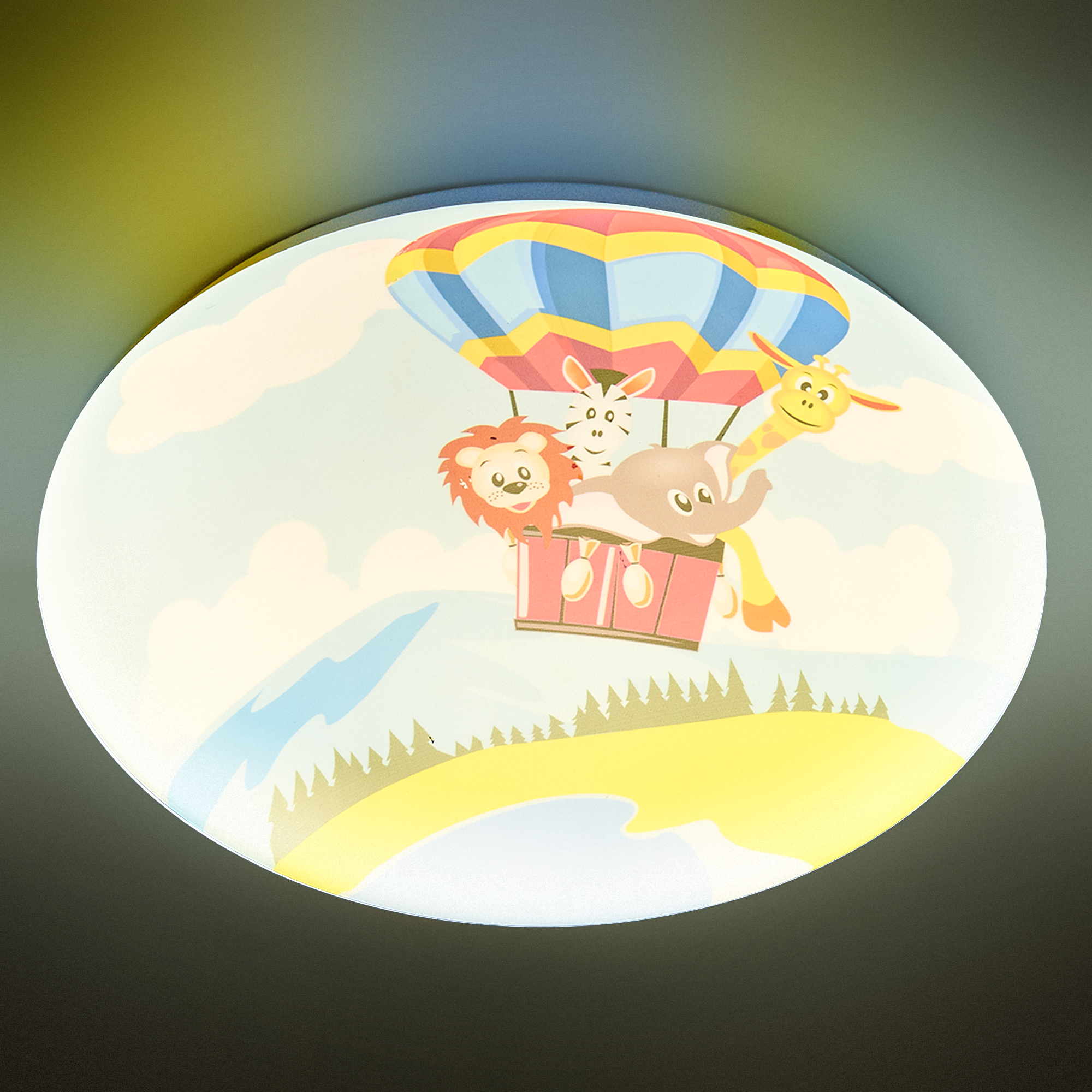 Изображение товара Настенно-потолочный светодиодный светильник Camelion LBS-7720 Друзья для комнаты 15 м²