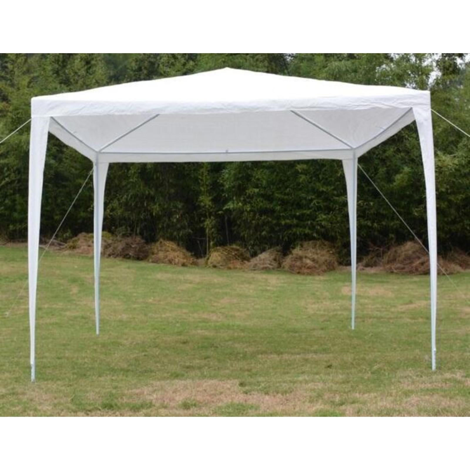 Изображение товара Шатер садовый SIMALAND 3x3x2.4 м белый текстиль