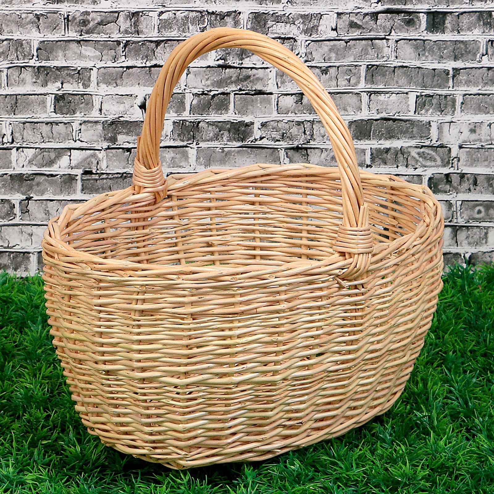 Изображение товара Корзина Simaland 28x27x23 см ива цвет бежевый
