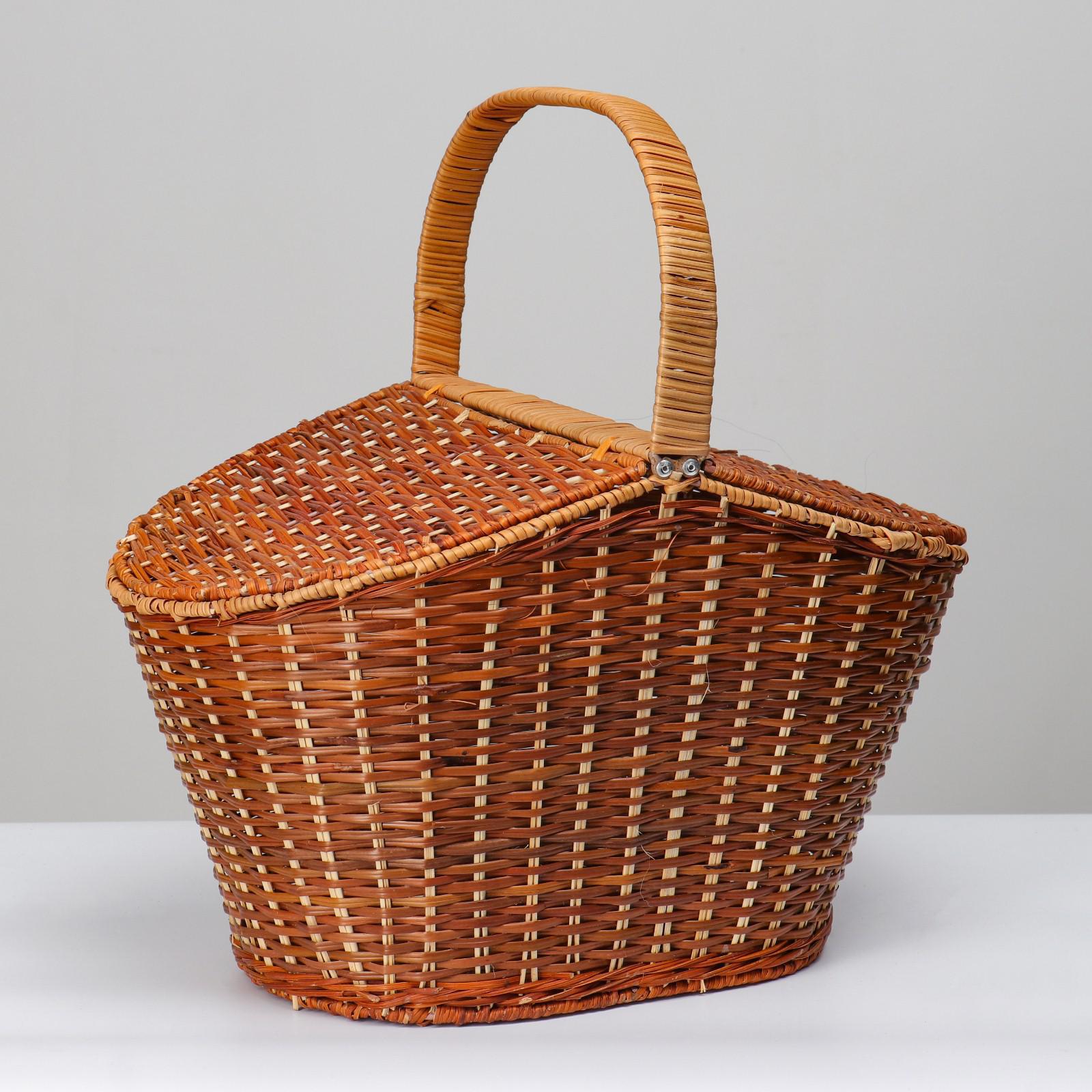 Изображение товара Корзина Simaland 28x41x42 см дерево цвет коричневый