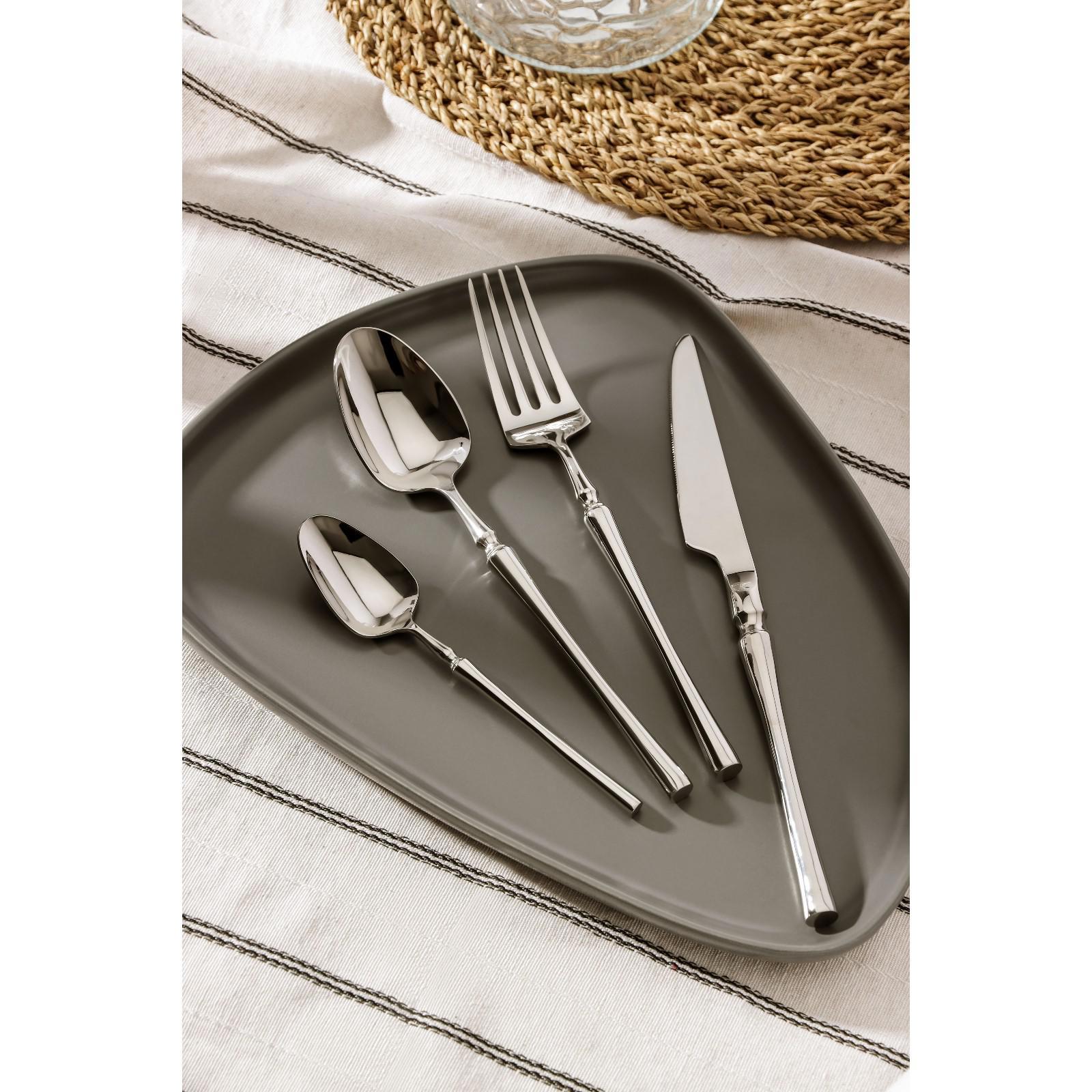 Изображение товара Набор столовых приборов 4 предмета 1 персона Magistro Фьюжн цвет серебро 6988608