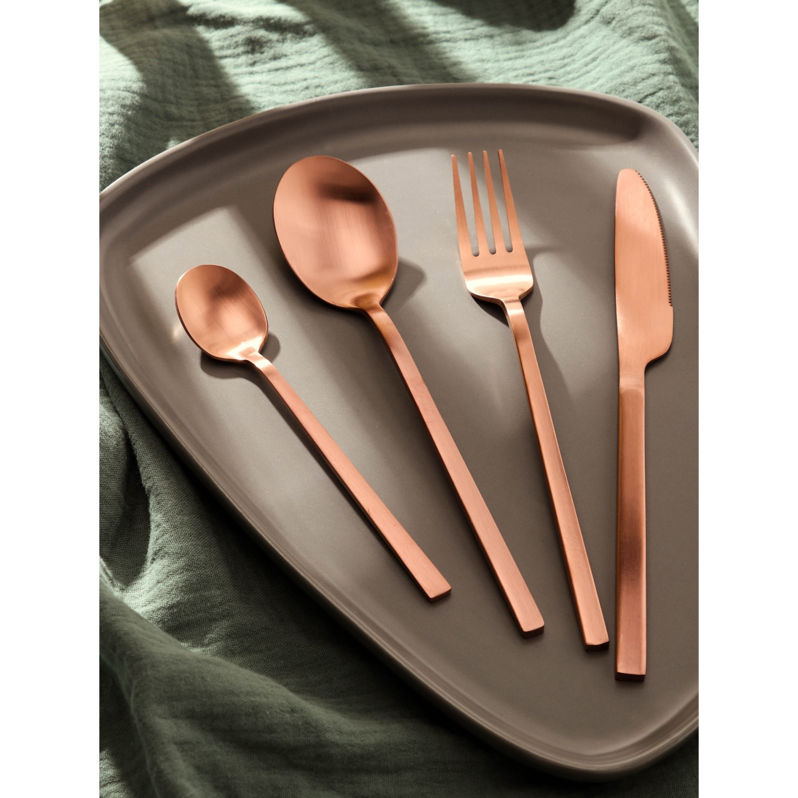 Изображение товара Набор столовых приборов 4 предмета 1 персона Magistro Оску стандарт цвет бронза 4684560