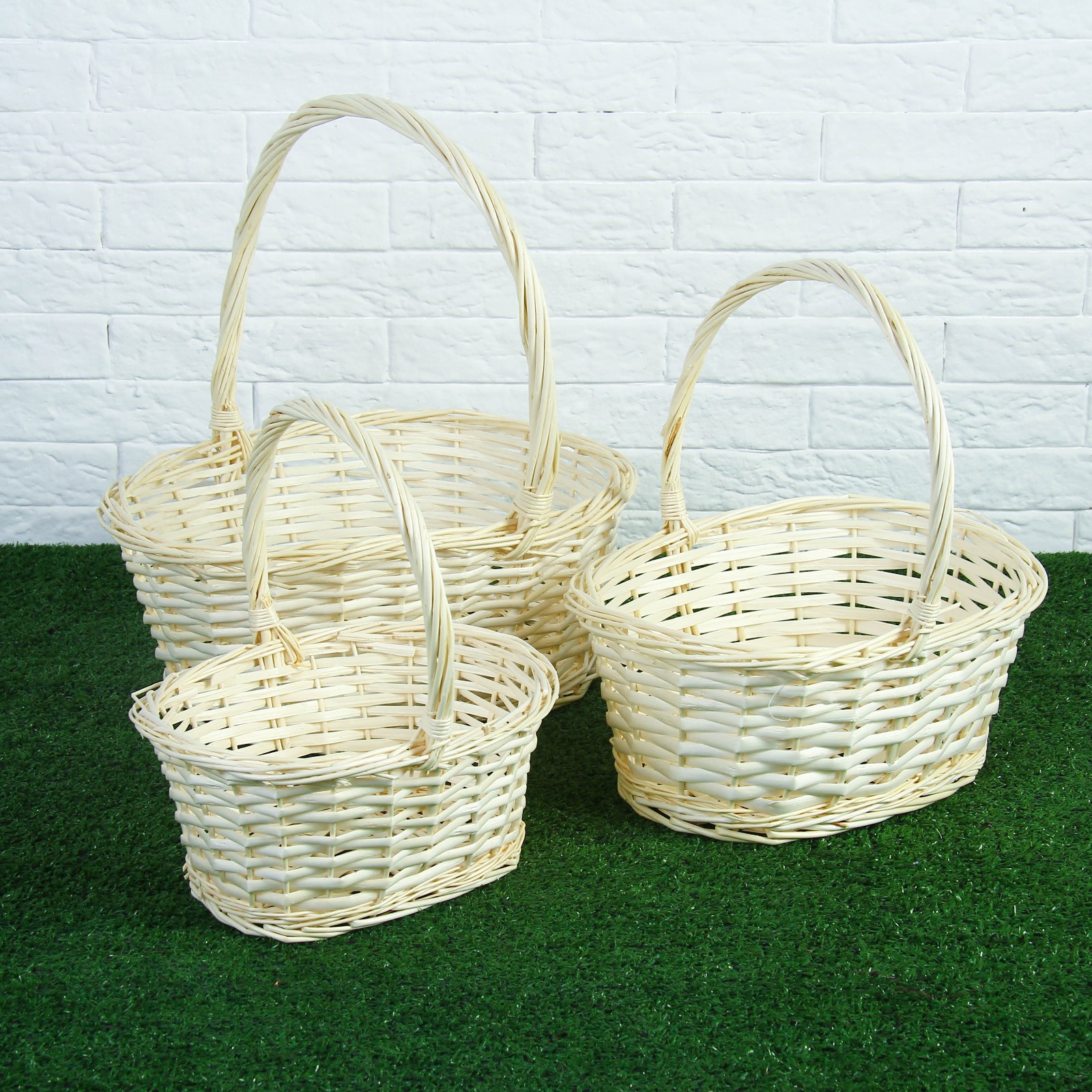 Изображение товара Корзина Simaland 38x37x30 см ива цвет бежевый