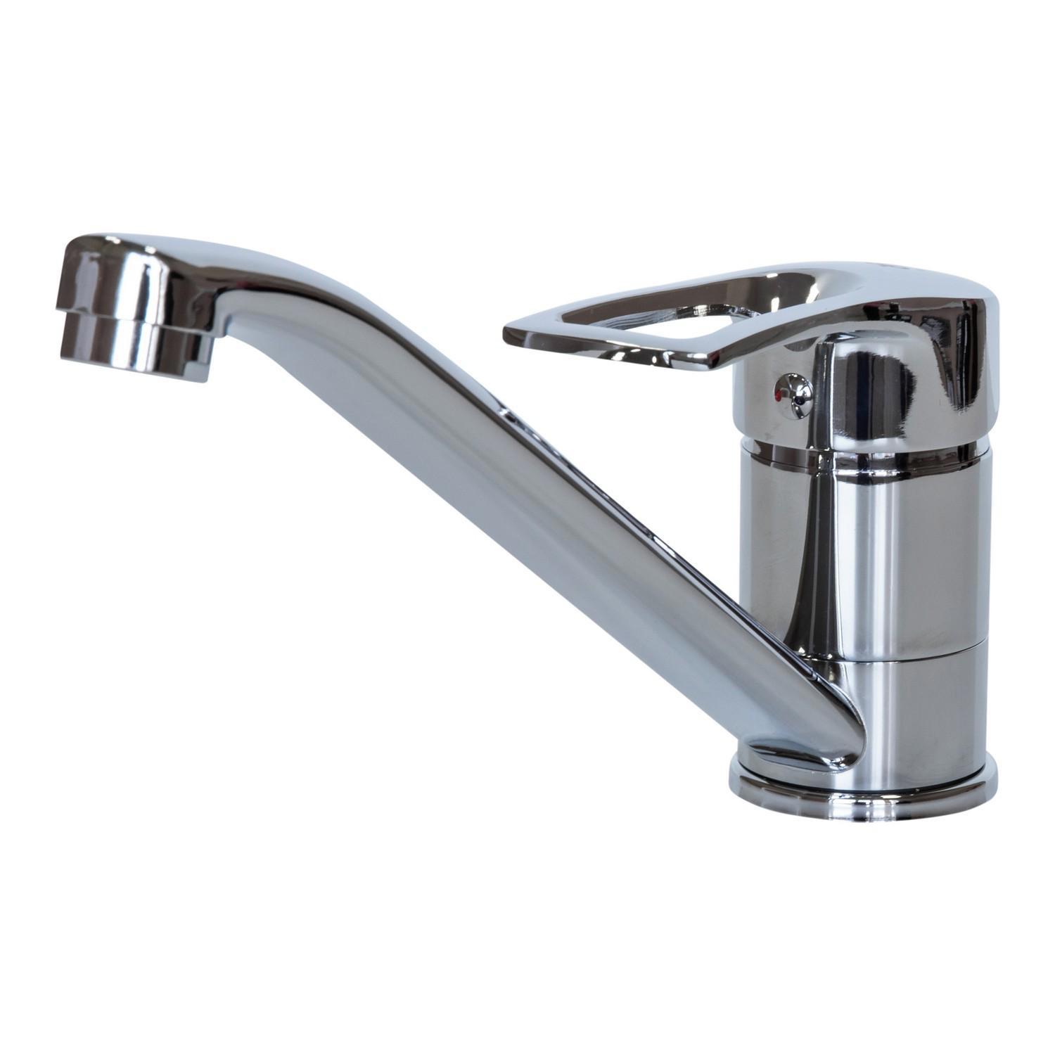 Изображение товара Смеситель для кухни Frap F49701-B латунь серый глянцевый