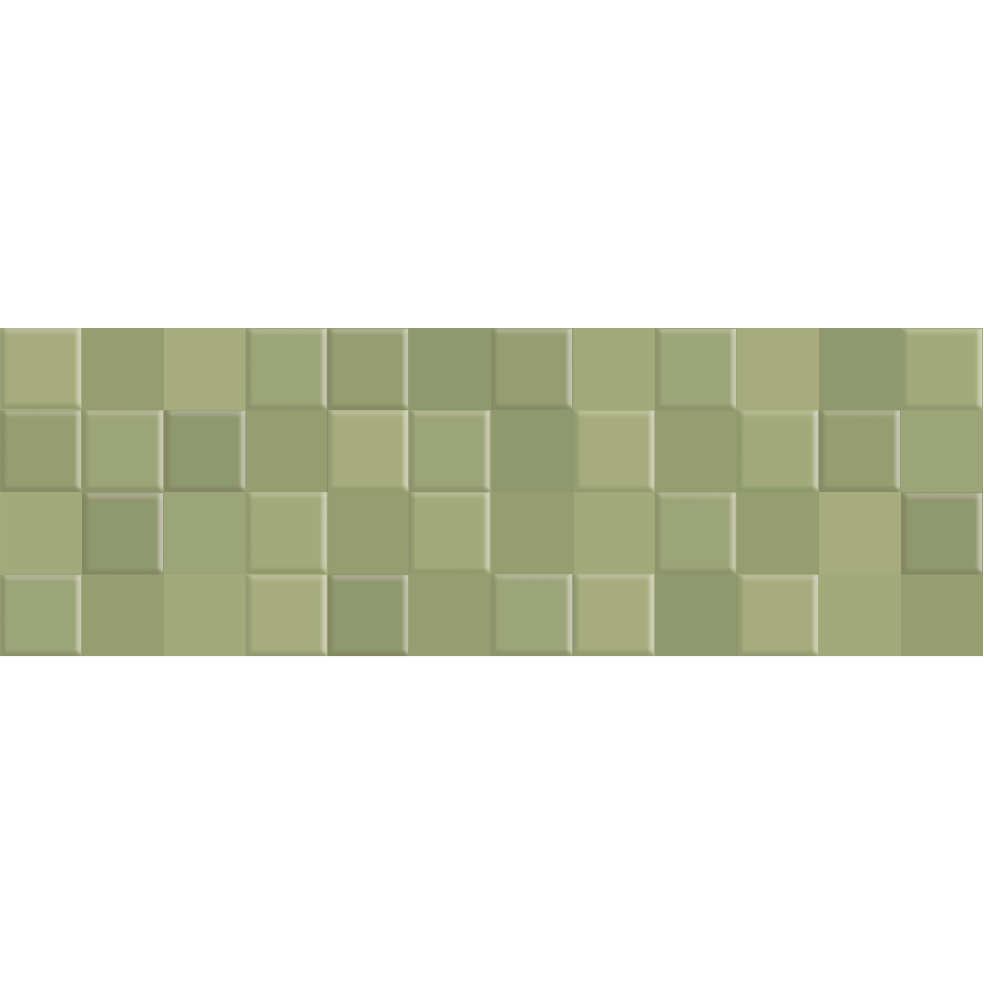 Изображение товара Керамическая настенная плитка Kerasol Milagro Mos 20x60 см оливковая