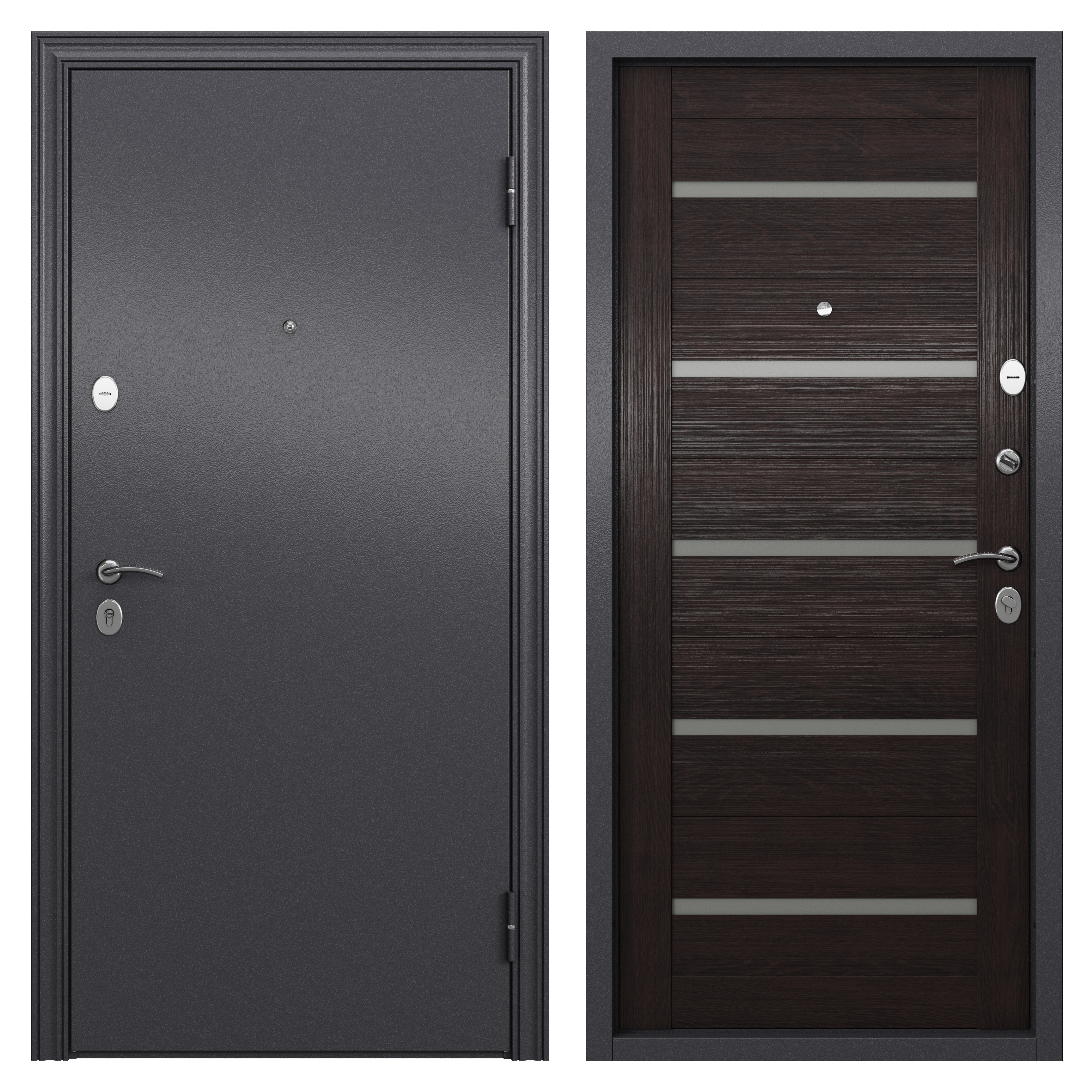 Изображение товара Дверь входная металлическая Страйд Дукато 860 мм правая цвет акация