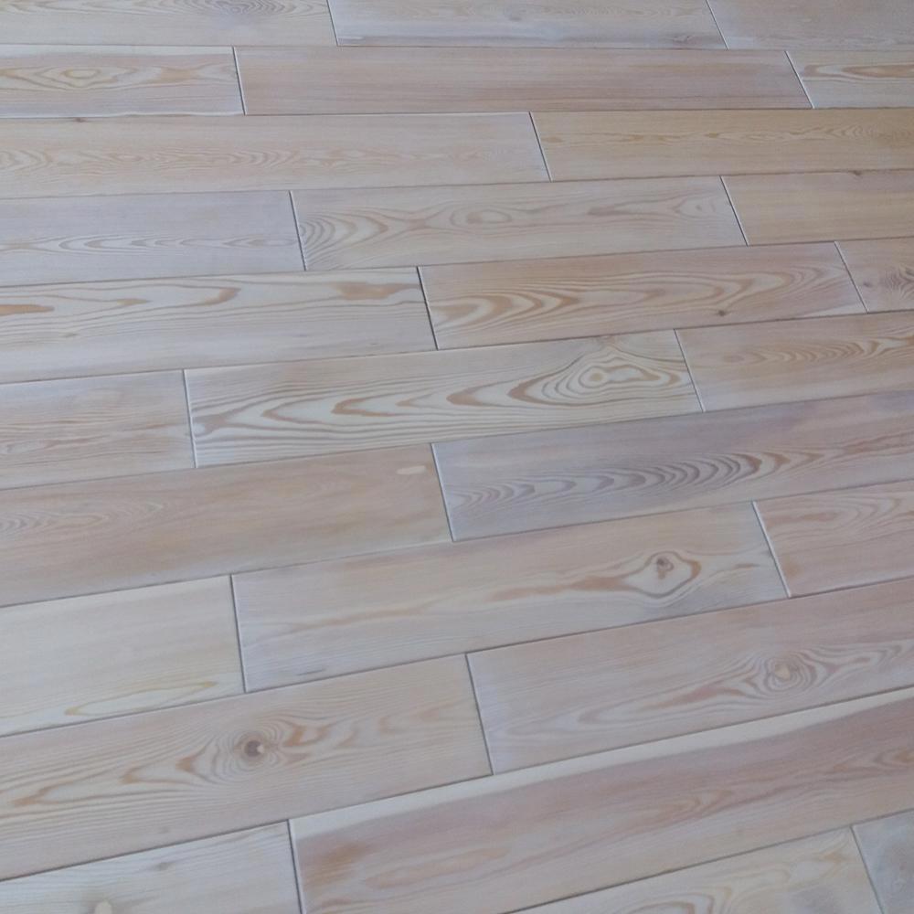 Изображение товара Массивная доска Выбеленная 15 мм лиственница рустик масло 2.184 м²