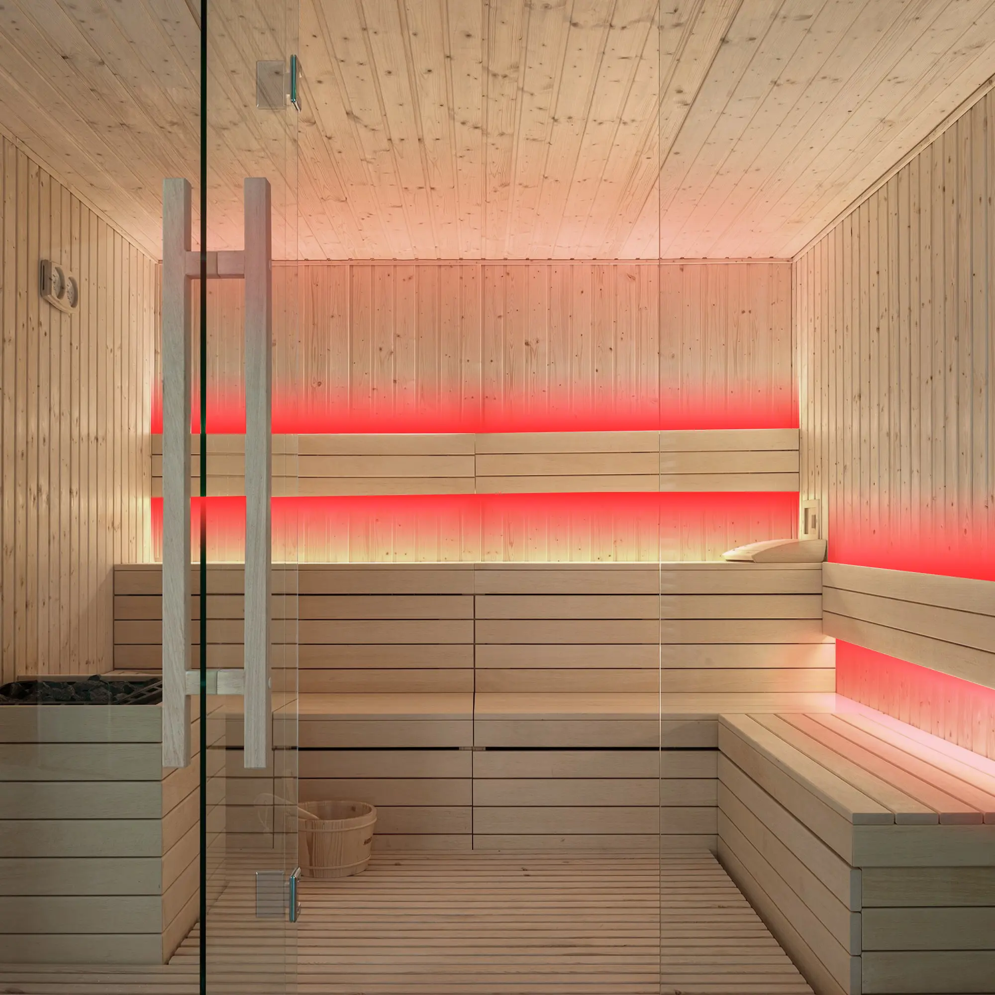 Гибкий неон термостойкий Apeyron SMD2835 24В 13 мм 5м 14.4 Вт/м 120диод/м IP68 красный свет