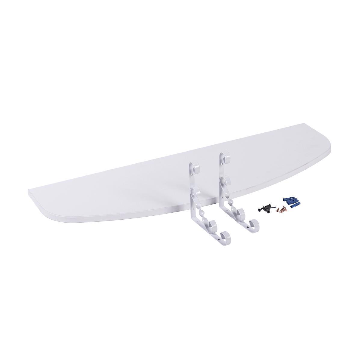 Изображение товара Полка Larvij 25x80 см ДСП цвет белый