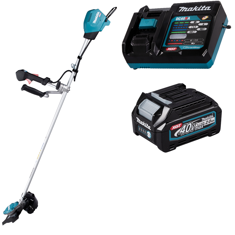 Изображение товара Профессиональный аккумуляторный триммер Makita UR002G05A101 40 В бесщеточный двигатель