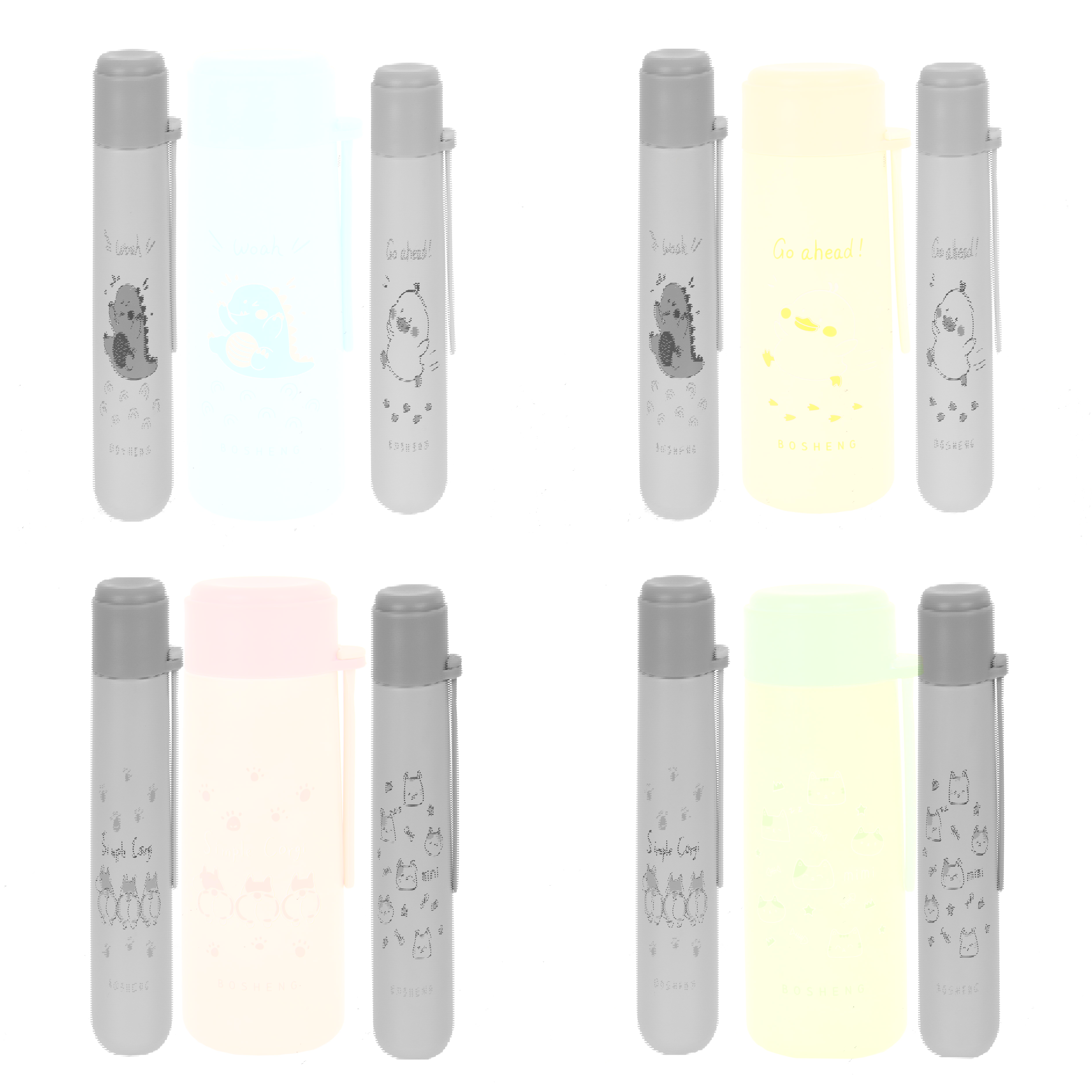 Изображение товара Яркий термос для путешествий и пикников 350 мл нержавеющая сталь