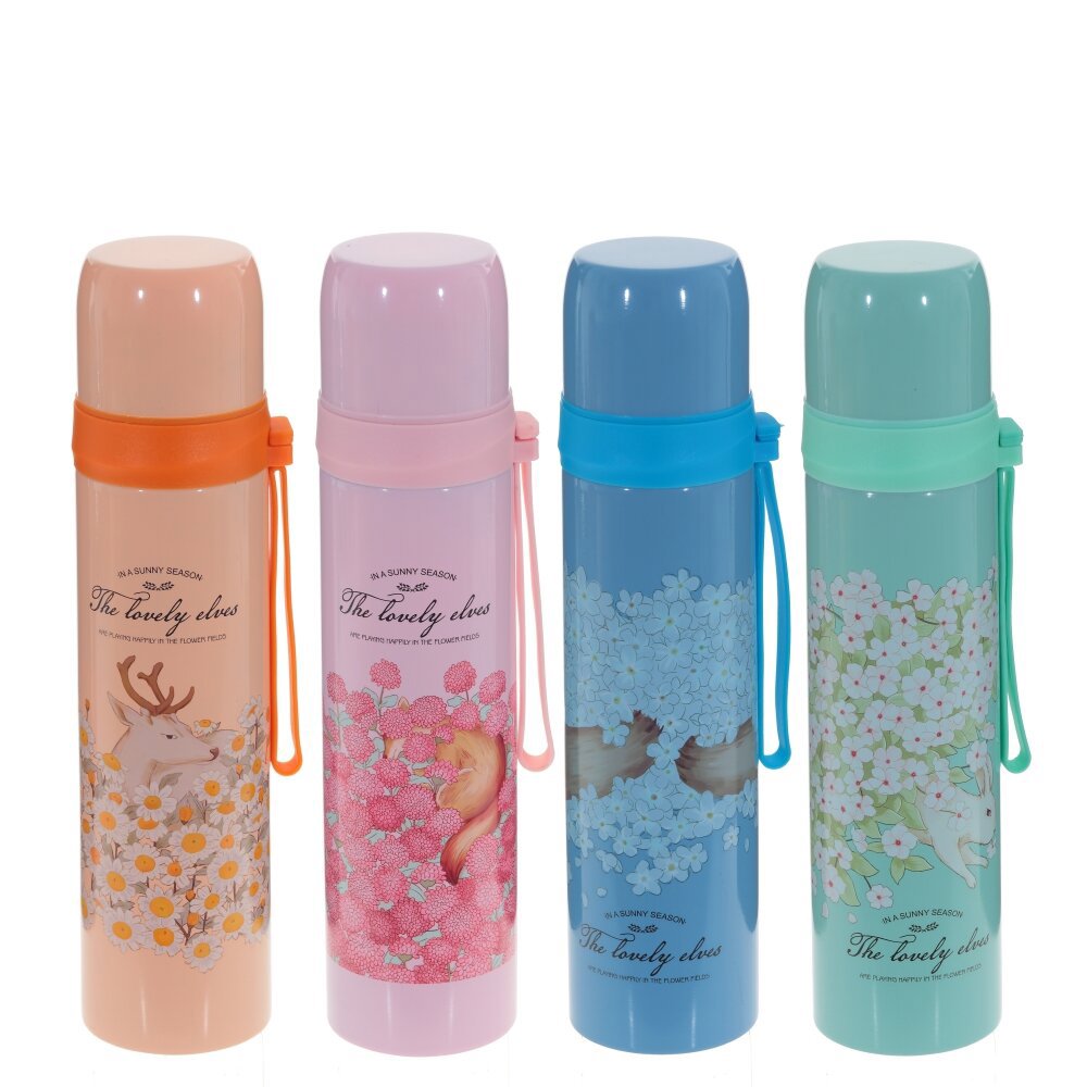 Изображение товара Термос Guangdong Light Houseware 600 мл из нержавеющей стали с ремешком