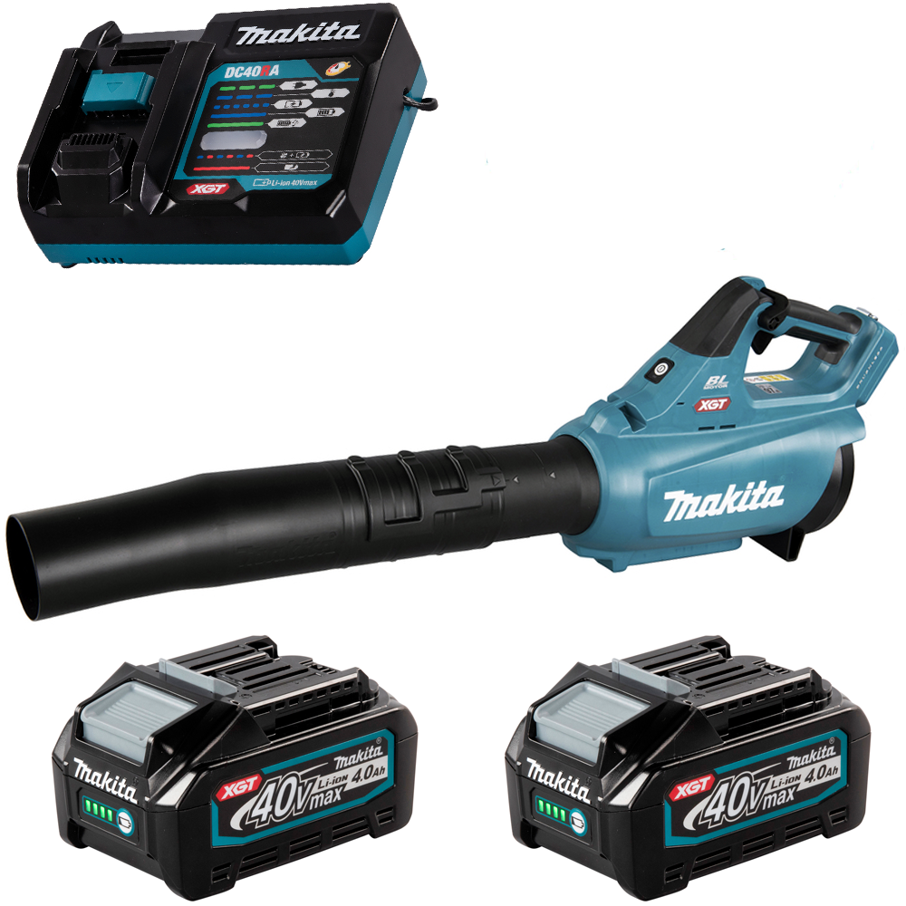Изображение товара Воздуходувка аккумуляторная Makita UB001GM201 40 В с аккумуляторами
