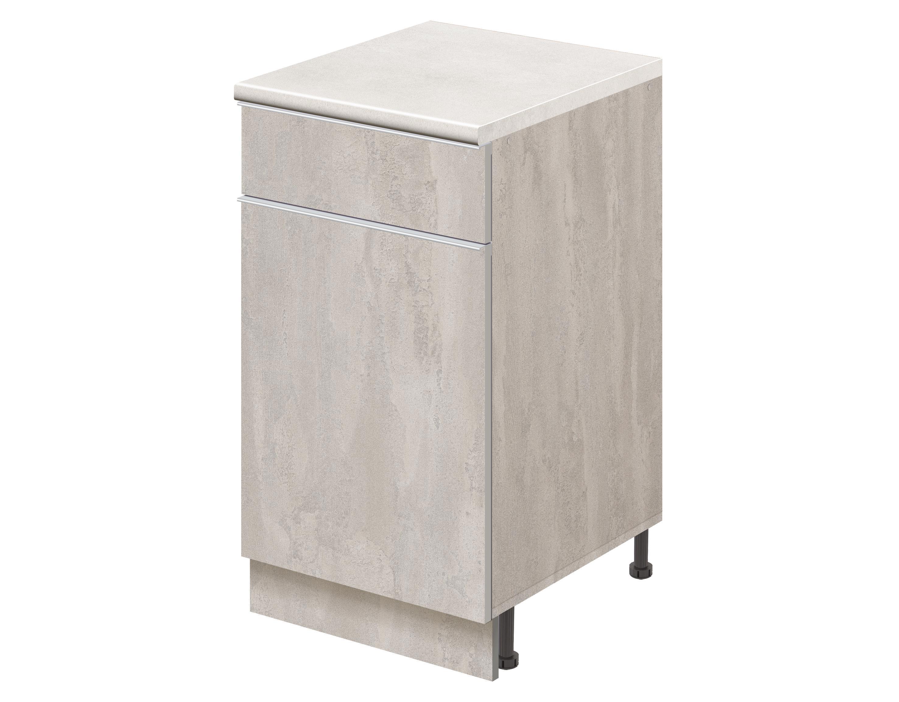 Изображение товара Напольный шкаф Лидер Лофт TSBY4060_BT 40x85x60 см ЛДСП цвет бетон