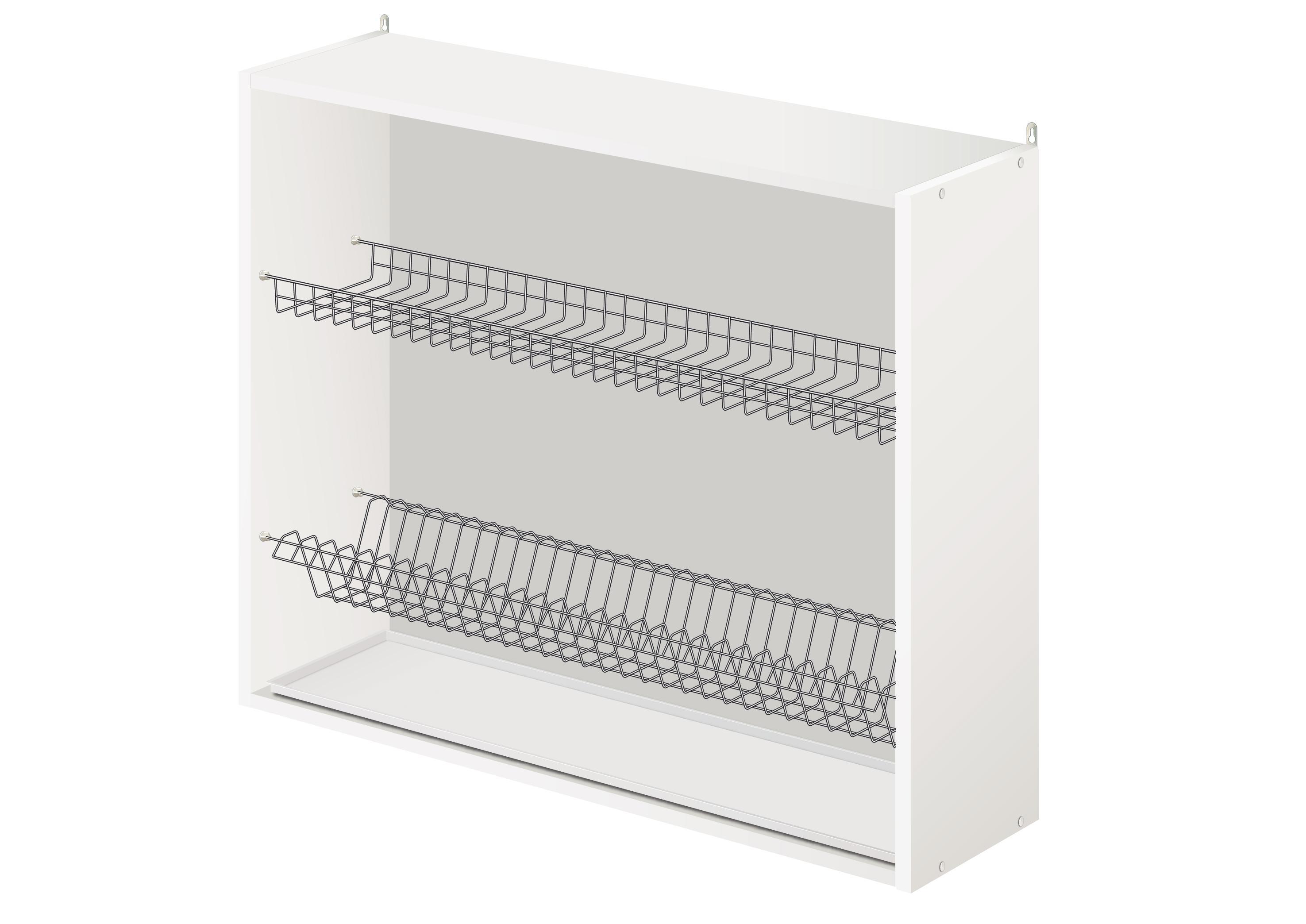 Изображение товара Навесной шкаф Лидер Стиль SHS80_VG 80x72x30 см ЛДСП цвет венге