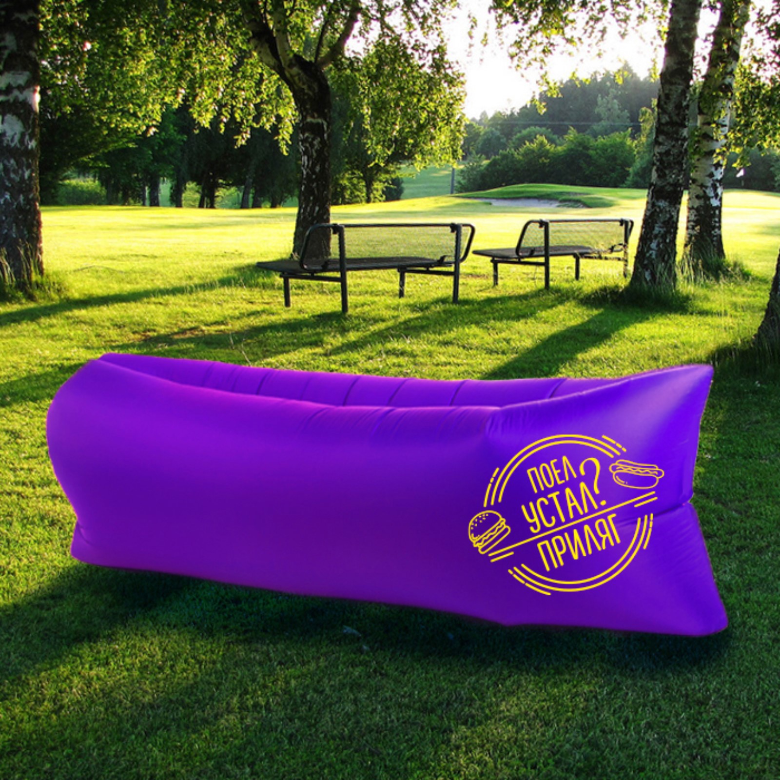 Изображение товара Шезлонг Simaland Приляг 220x80x65 см самонадувающийся